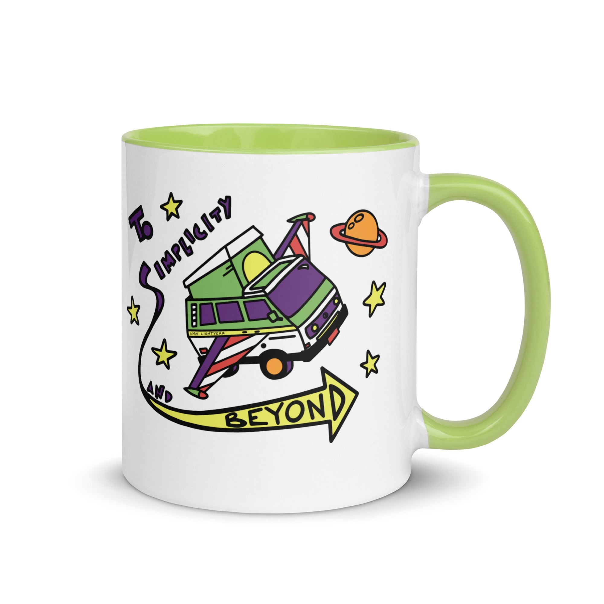 Van Lightyear Mug with Color Inside - OVERLANDERS Outfitter