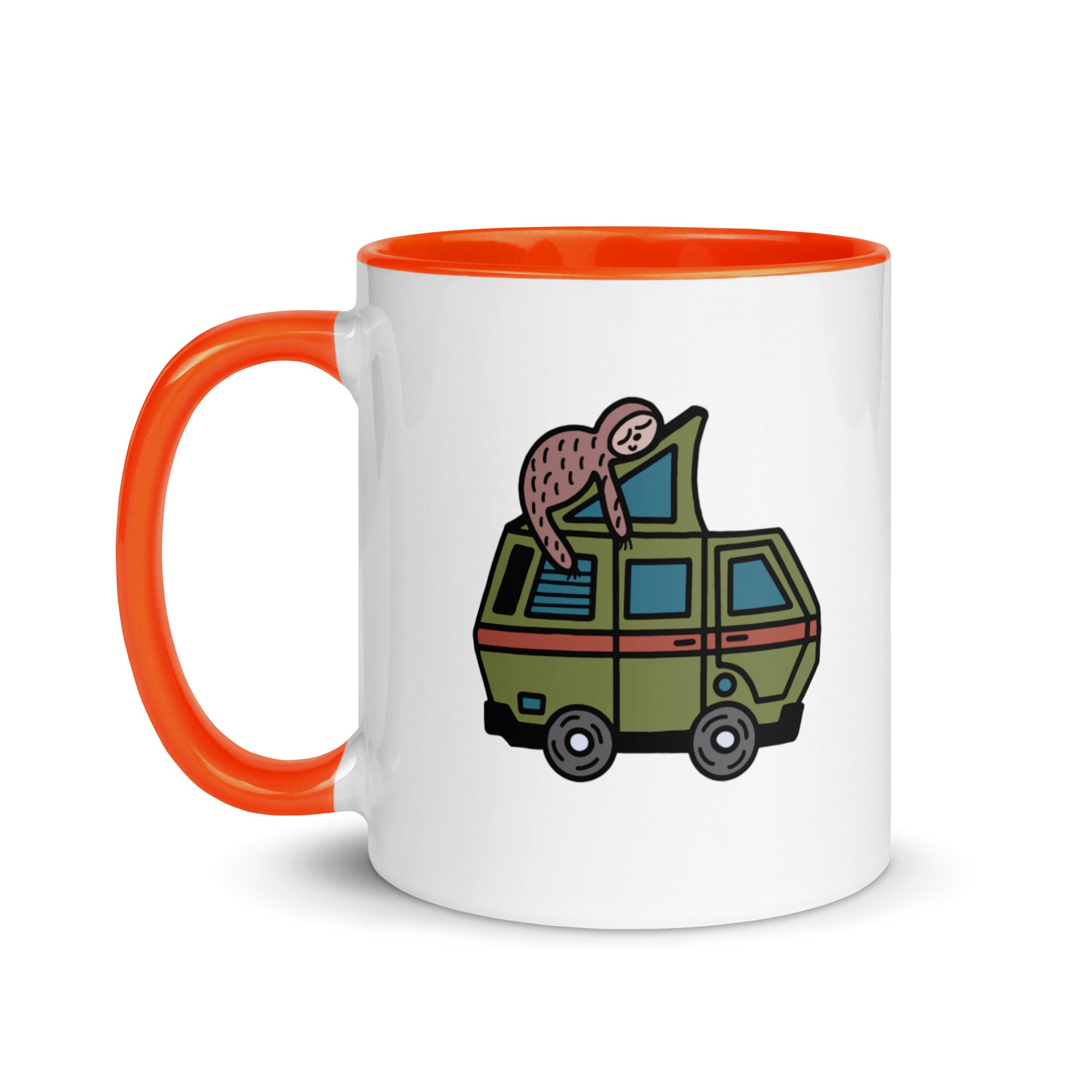 Stewie Sloth Mug with Color Inside - OVERLANDERS Outfitter