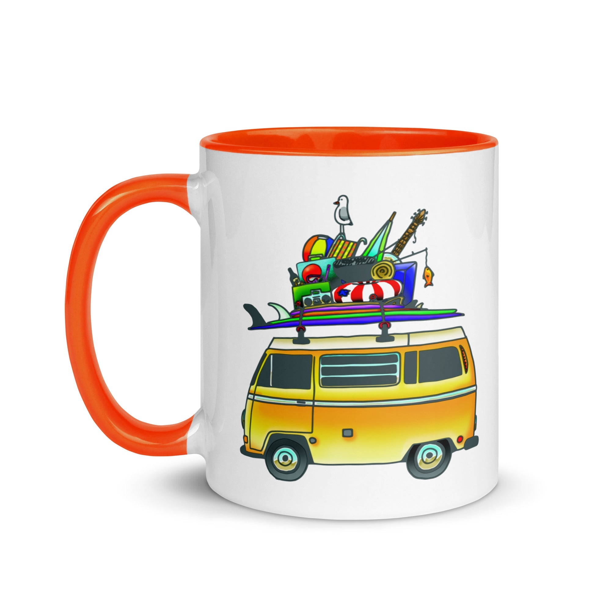 RAD Bus Mug with Color Inside - OVERLANDERS Outfitter