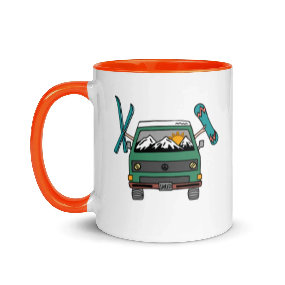 Shred Van Mug with Color Inside - OVERLANDERS Outfitter