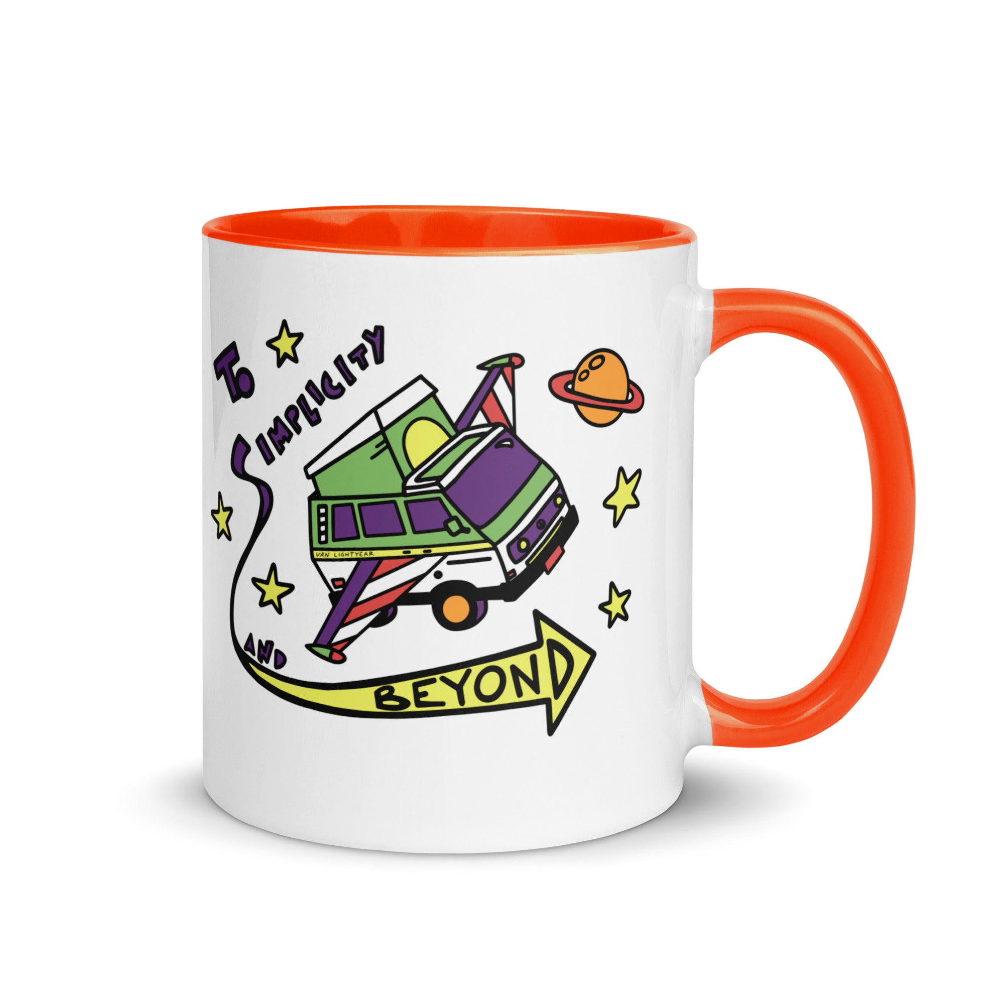 Van Lightyear Mug with Color Inside - OVERLANDERS Outfitter