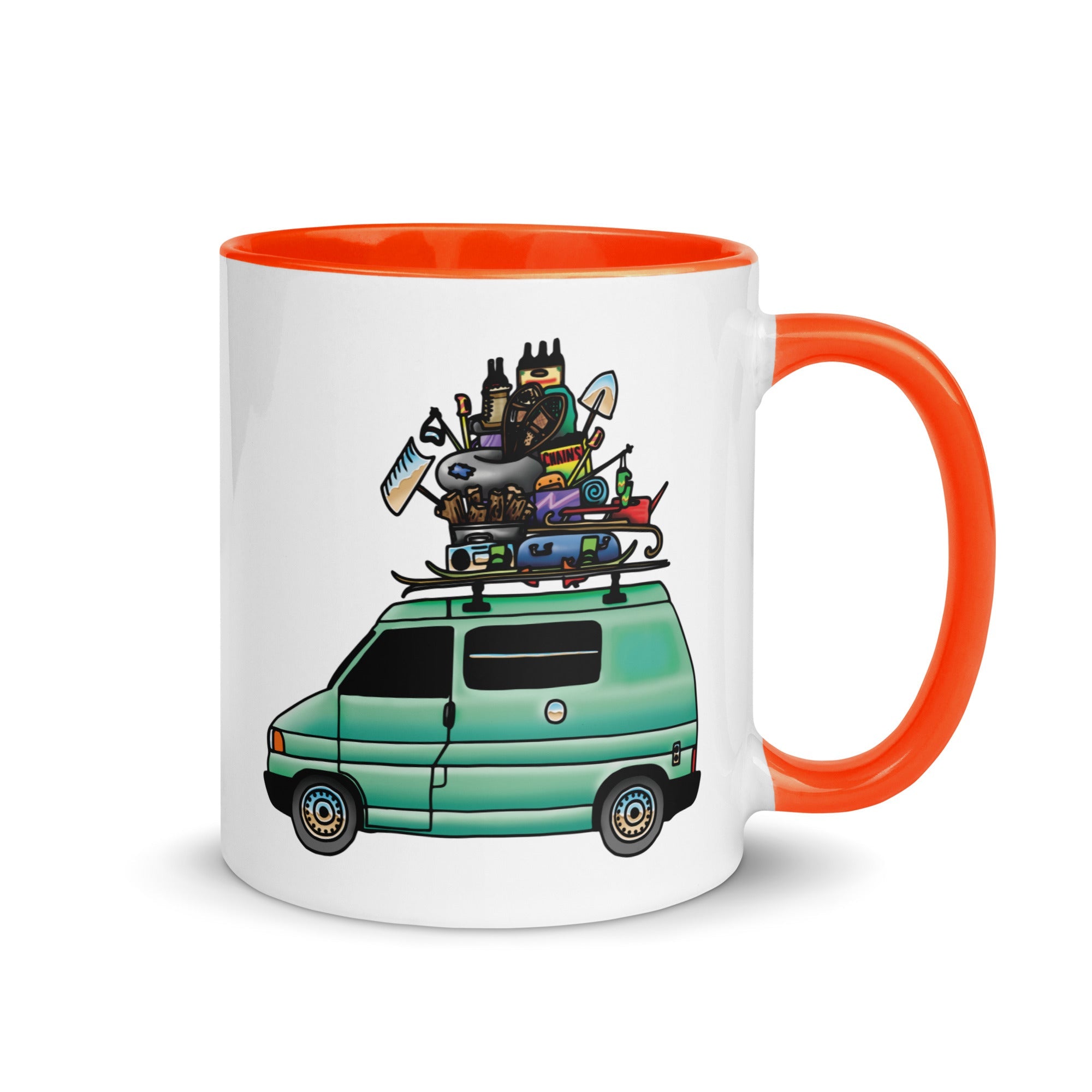 RAD Eurovan Mug with Color Inside - OVERLANDERS Outfitter