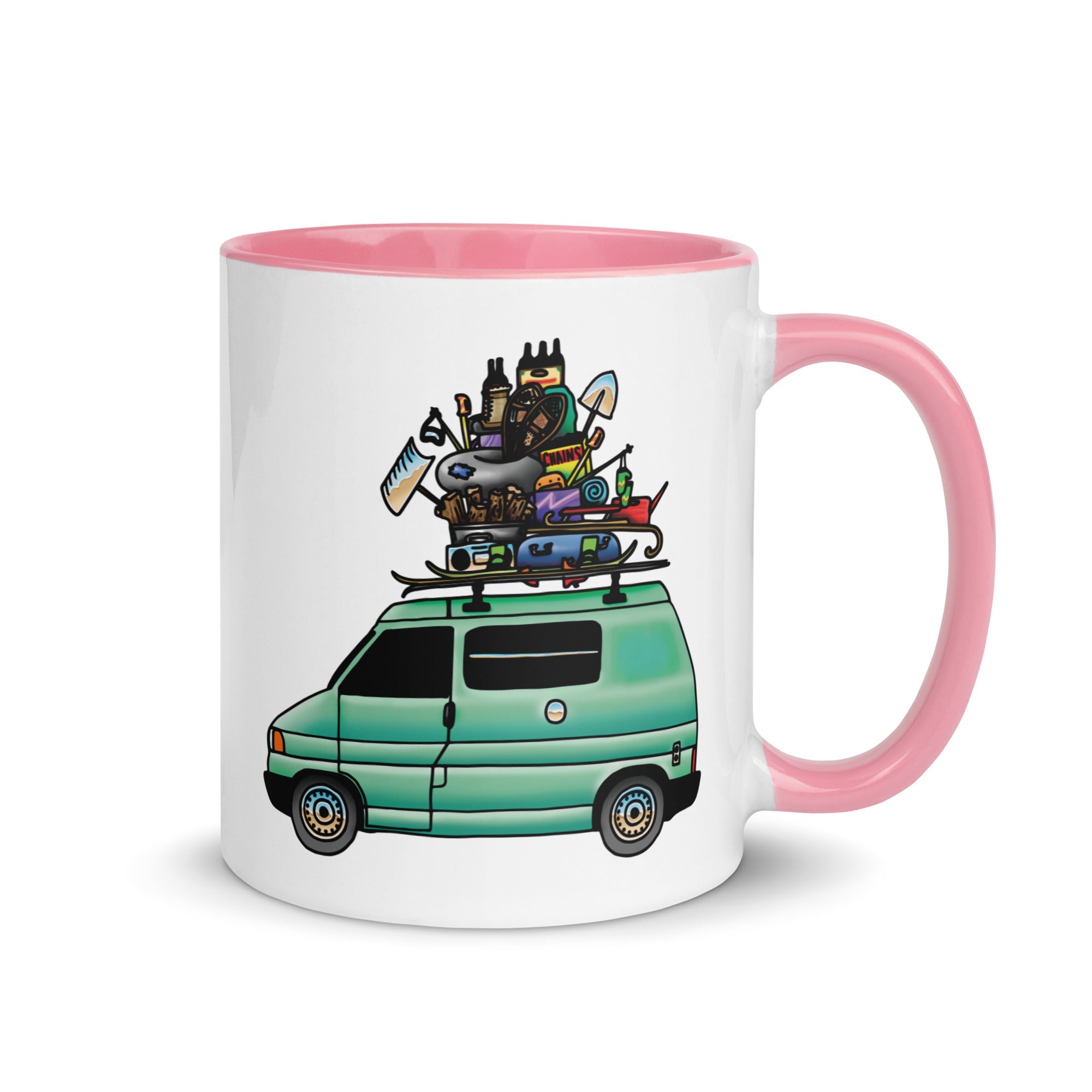 RAD Eurovan Mug with Color Inside - OVERLANDERS Outfitter