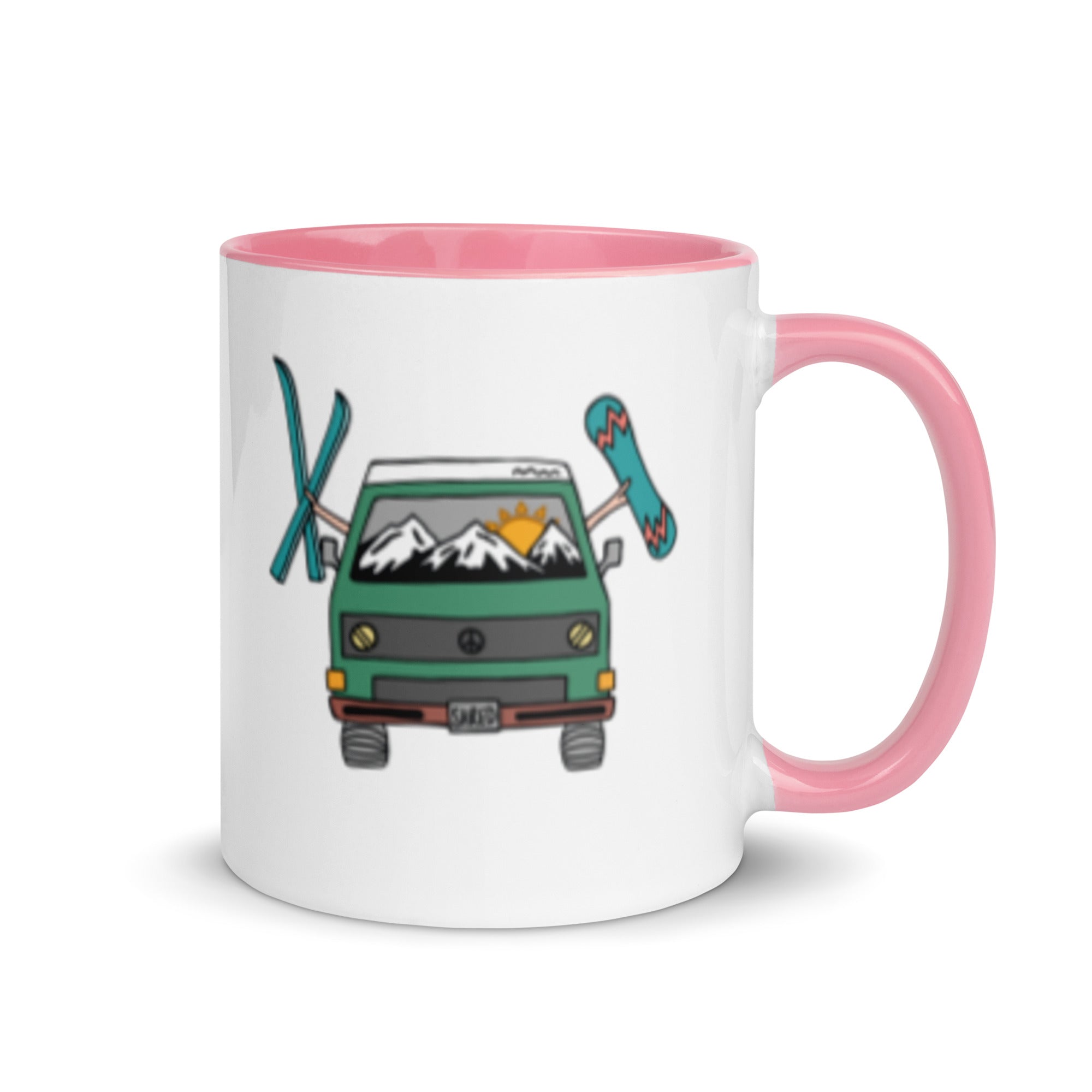 Shred Van Mug with Color Inside - OVERLANDERS Outfitter