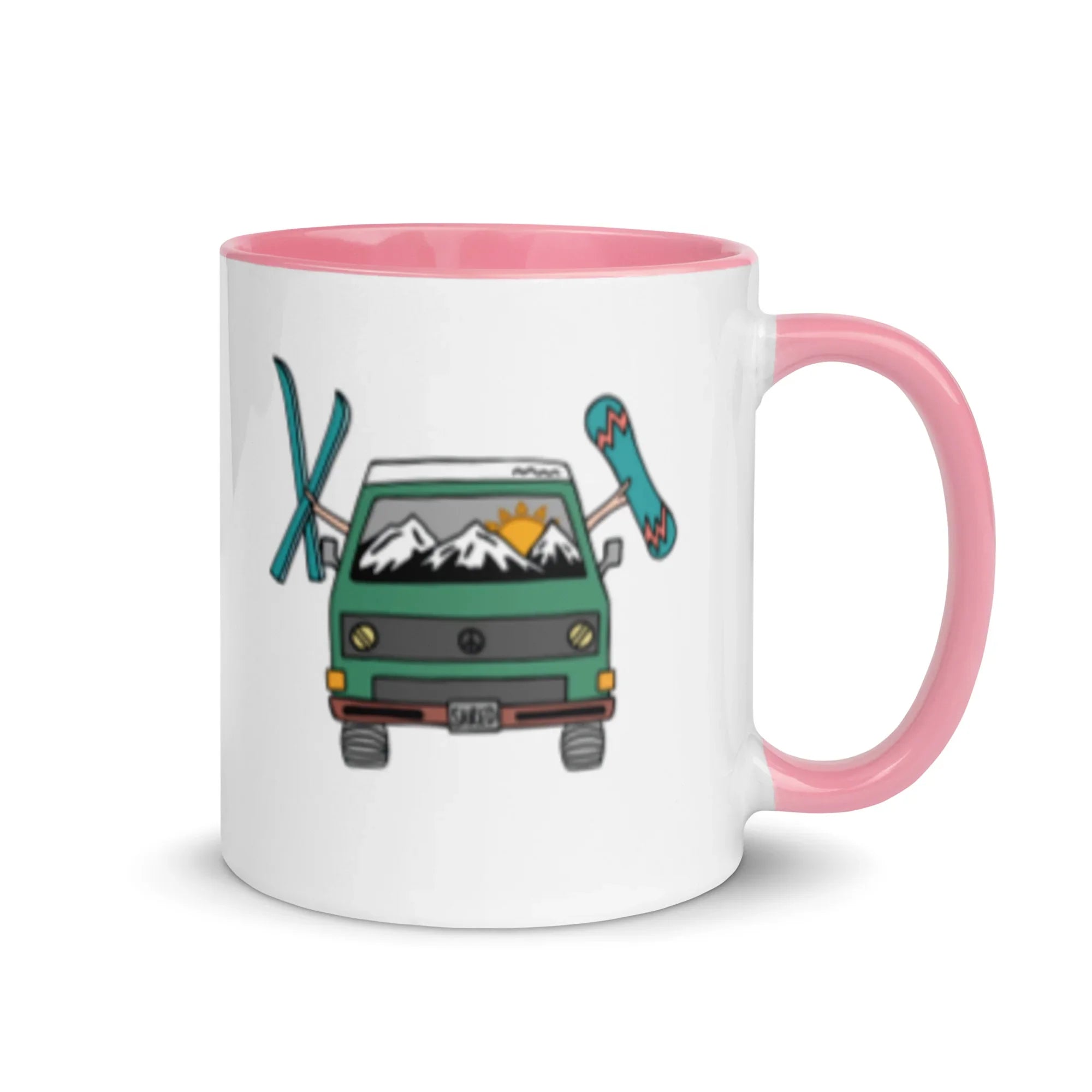 Shred Van Mug with Color Inside - OVERLANDERS Outfitter
