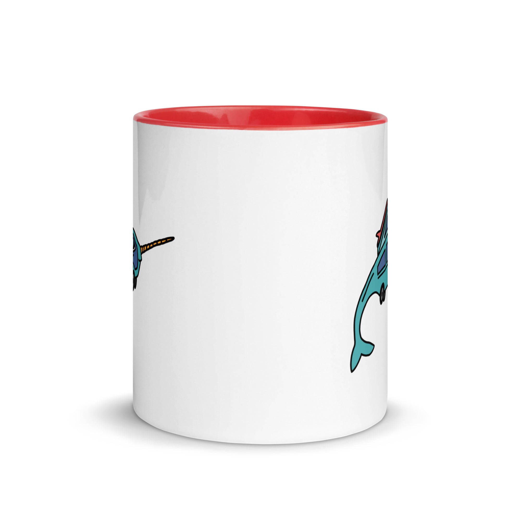 Narwhal Ned Mug with Color Inside - OVERLANDERS Outfitter