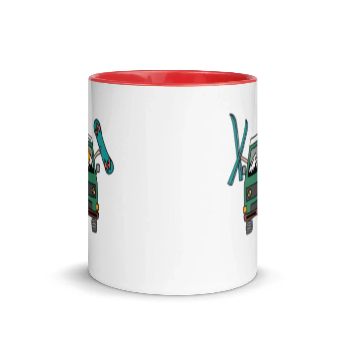 Shred Van Mug with Color Inside - OVERLANDERS Outfitter