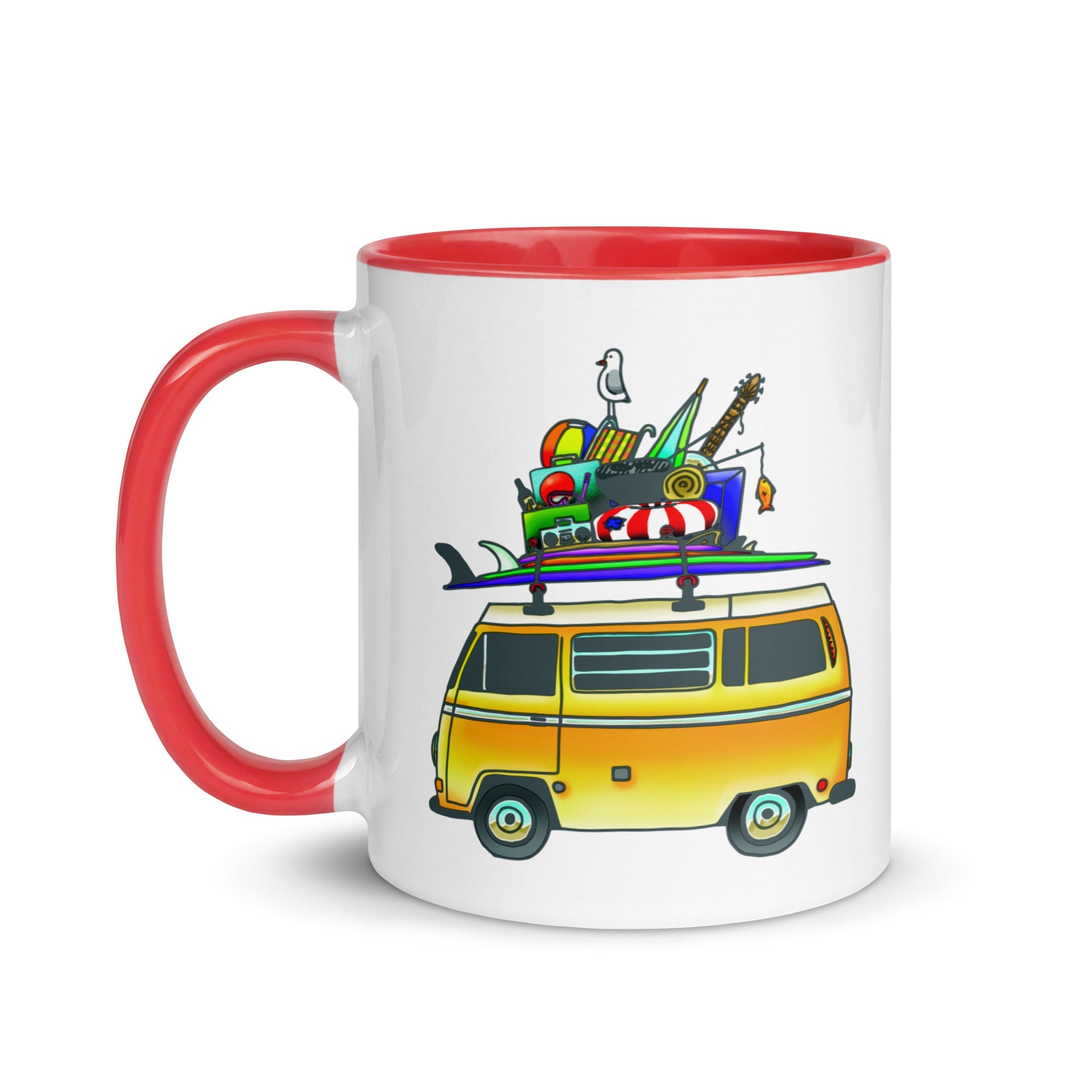 RAD Bus Mug with Color Inside - OVERLANDERS Outfitter
