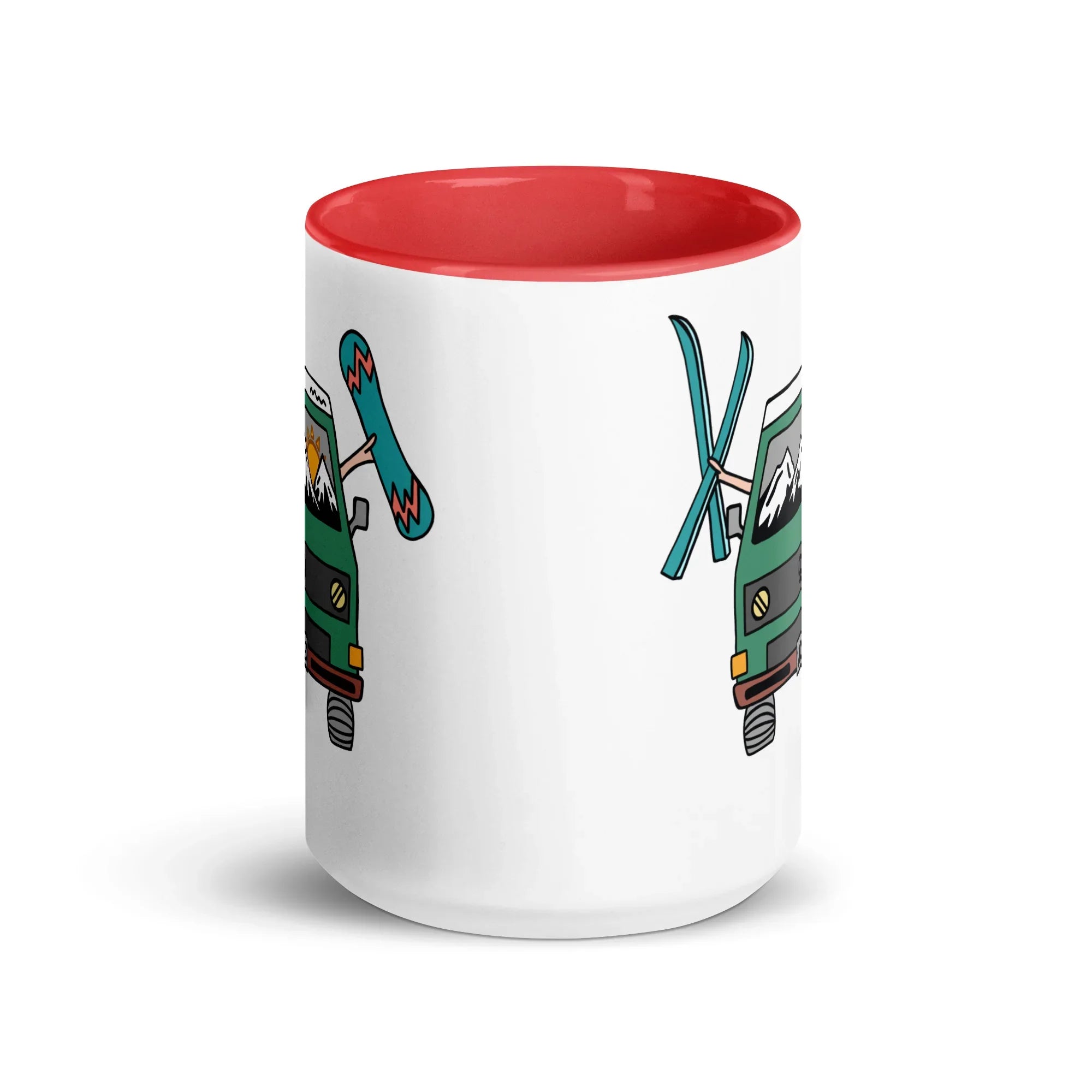 Shred Van Mug with Color Inside - OVERLANDERS Outfitter