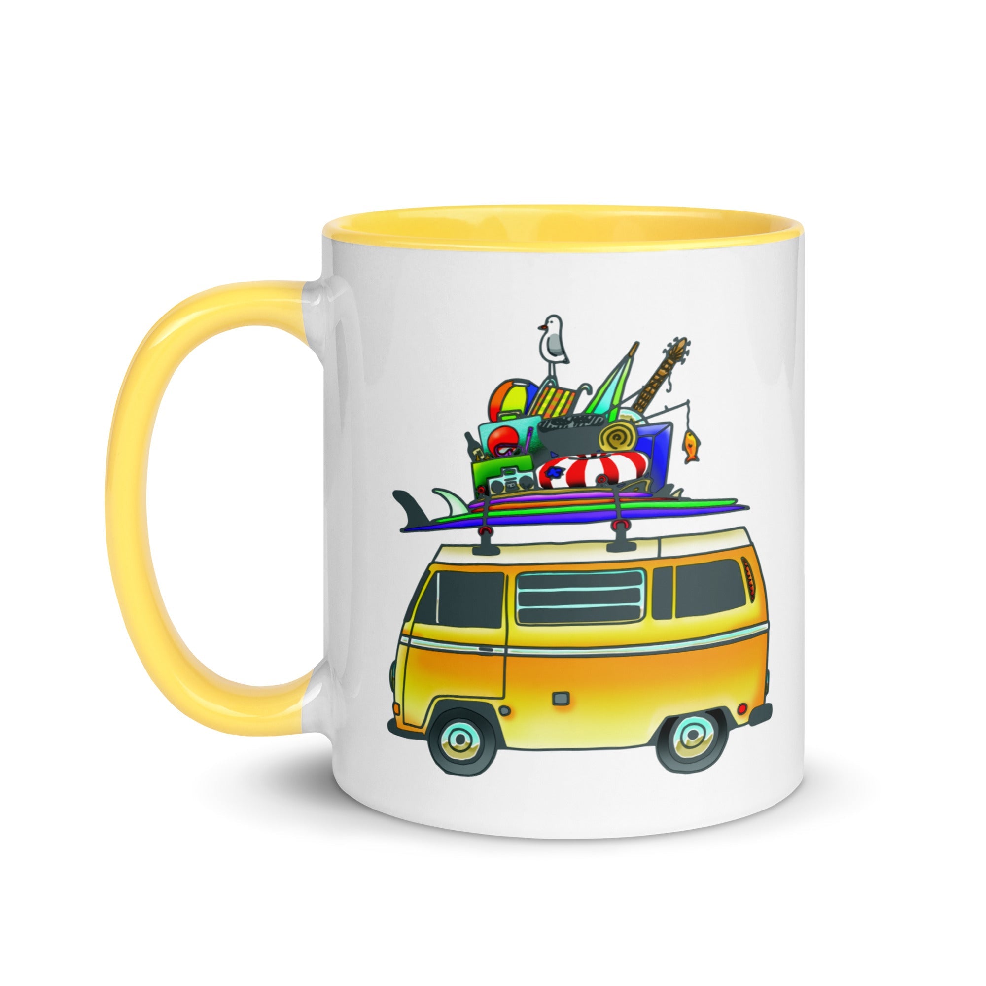RAD Bus Mug with Color Inside - OVERLANDERS Outfitter
