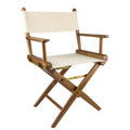 Whitecap Directors Chair w/Natural Seat Covers - Teak - OVERLANDERS Outfitter