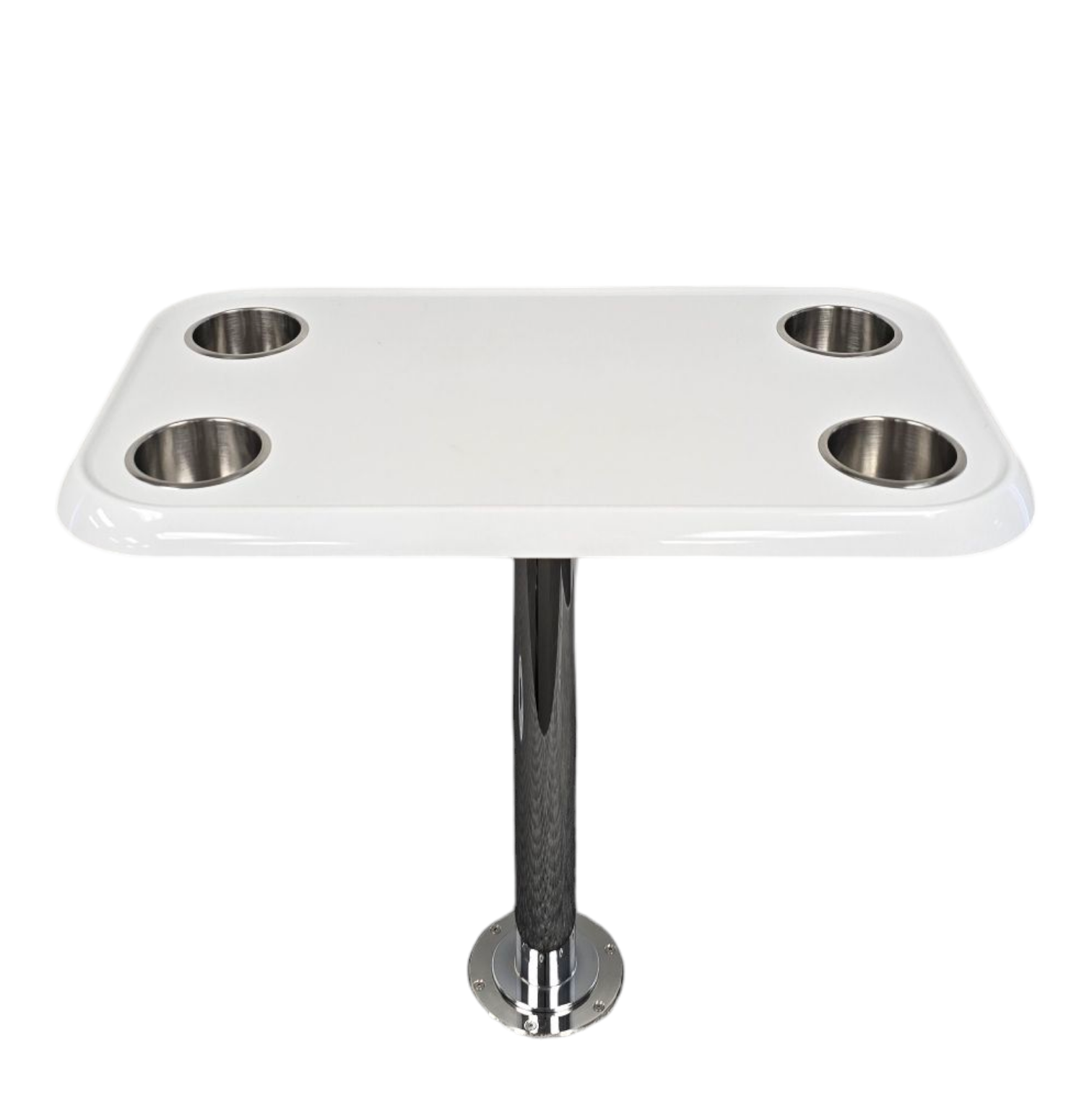 RV Side Tables | RV End Tables - Table Set - 6" Flush Mount Floor Plate / Anti Wobble, Cocktail Design (6 colors) - OVERLANDERS Outfitter