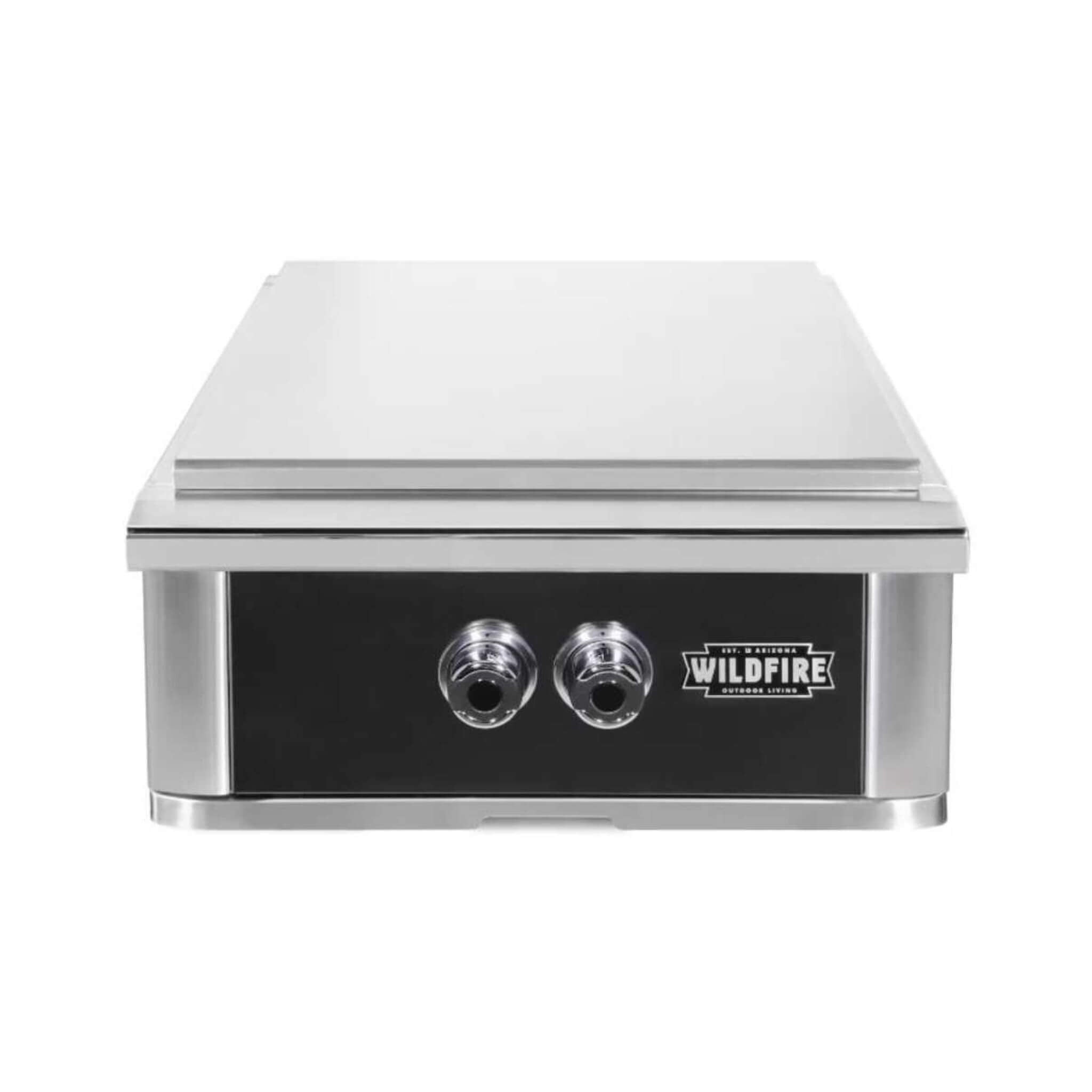 Wildfire Ranch Pro 24-Inch Stainless Steel Power Burner from SAKSBY WHOLESALE, showcasing front view and sleek design.