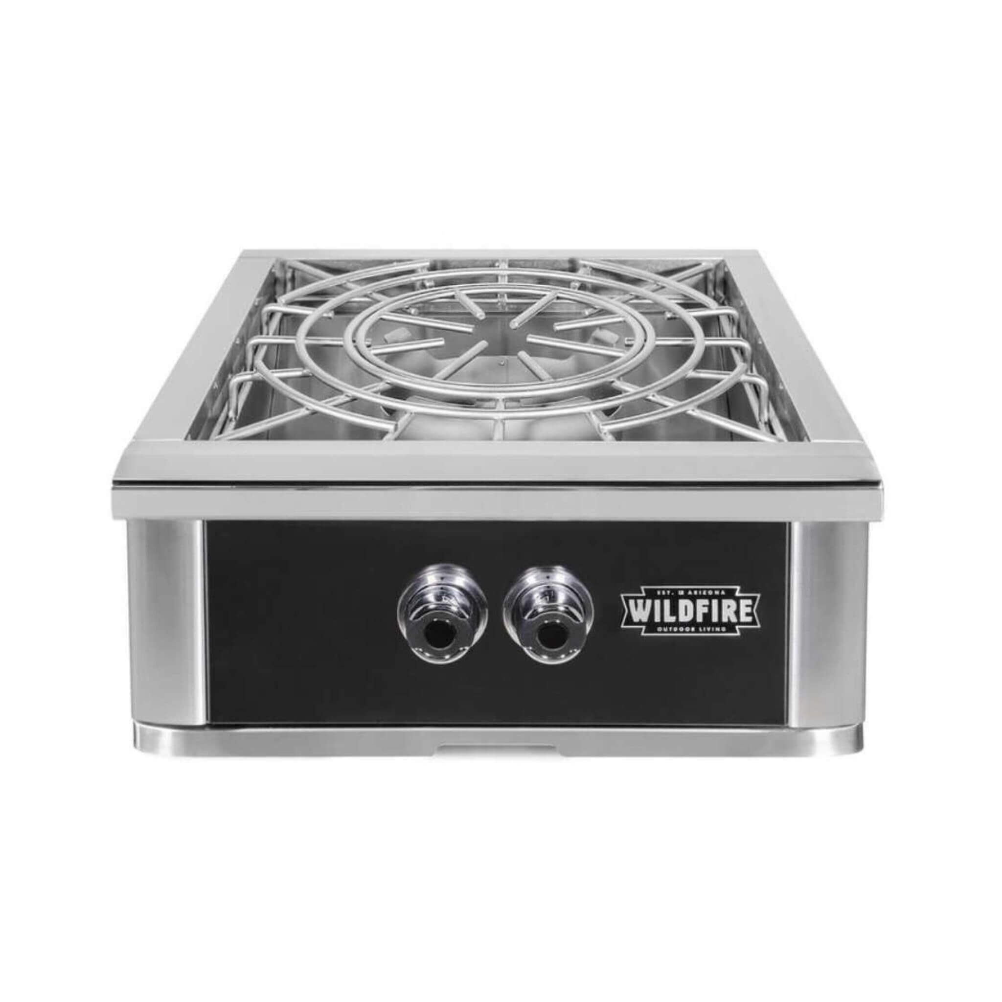 Wildfire Ranch Pro 24-Inch Stainless Steel Power Burner with sleek design, perfect for outdoor grilling and cooking.