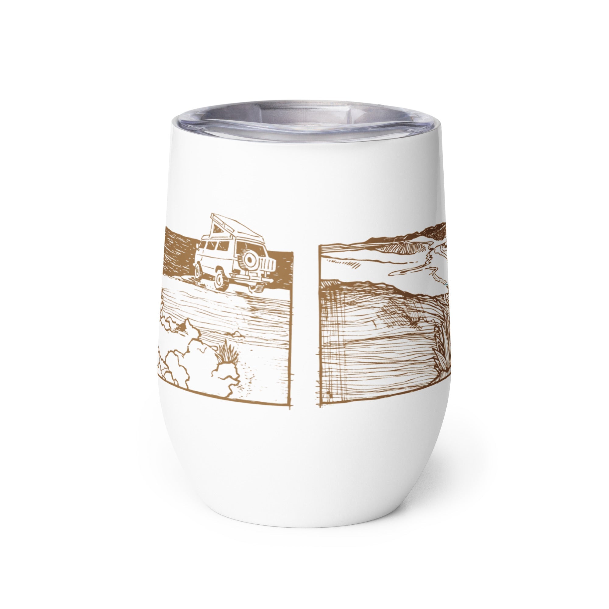 Woodcut Baja Wine Tumbler - OVERLANDERS Outfitter