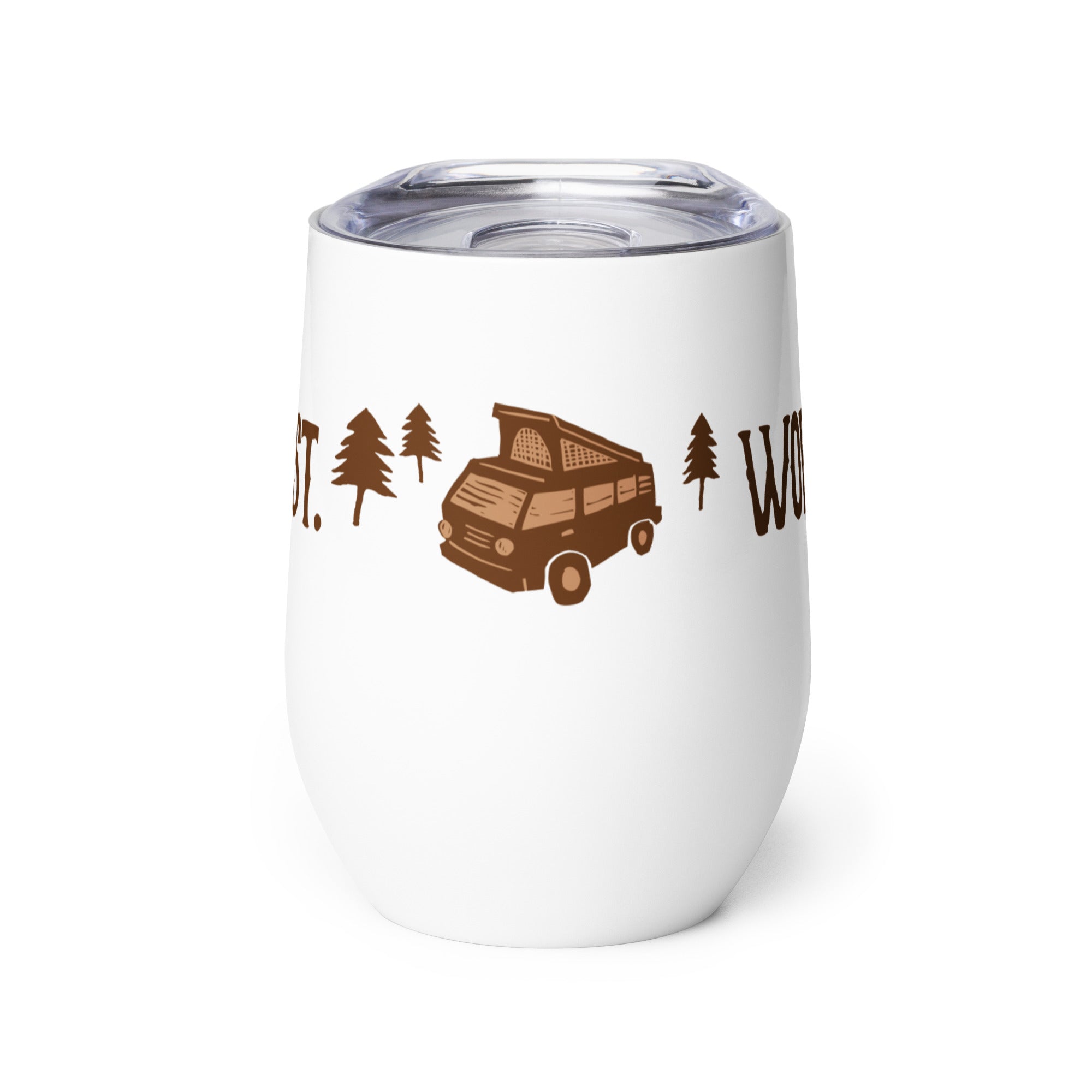 Camp First, Work Later Wine Tumbler - OVERLANDERS Outfitter