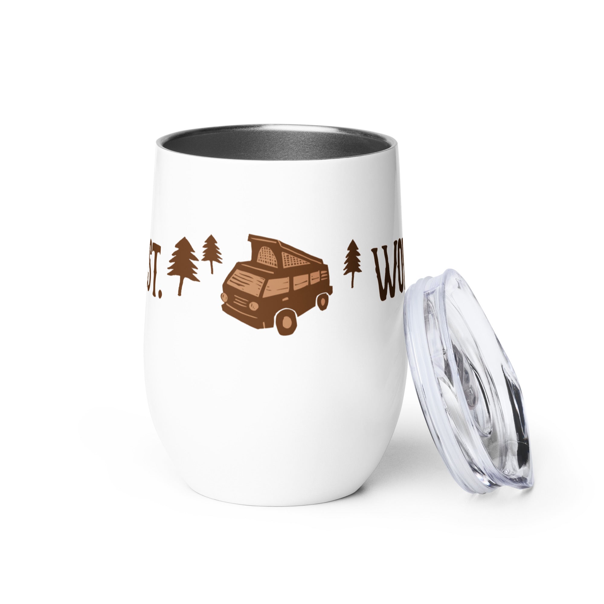 Camp First, Work Later Wine Tumbler - OVERLANDERS Outfitter