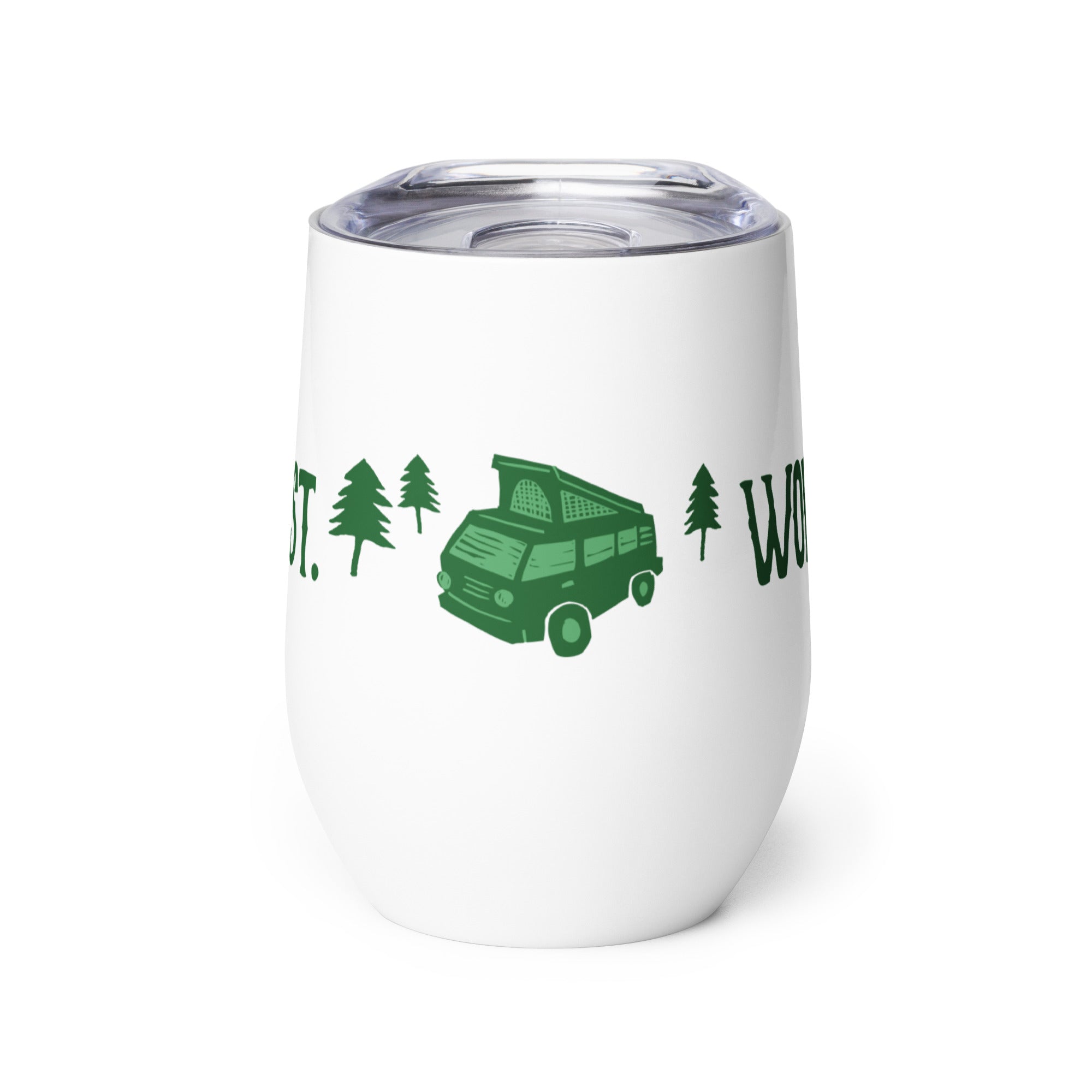 Camp First, Work Later Wine Tumbler - OVERLANDERS Outfitter