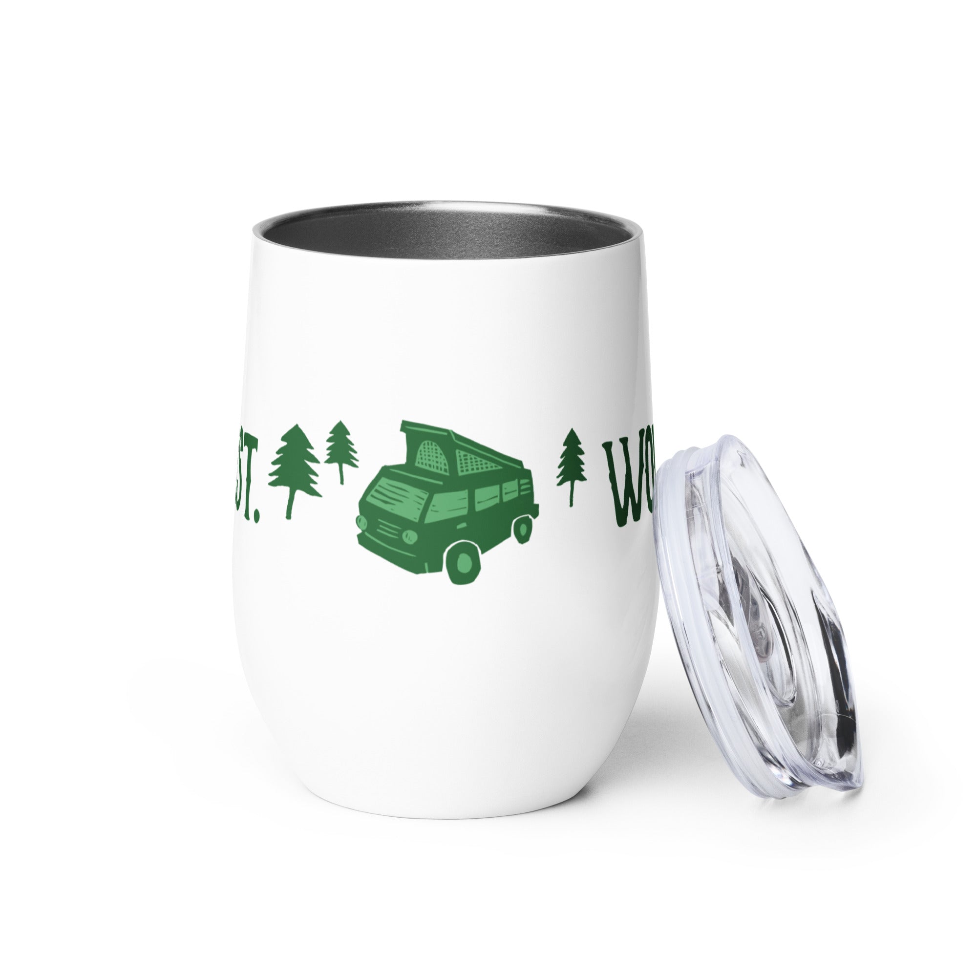 Camp First, Work Later Wine Tumbler - OVERLANDERS Outfitter