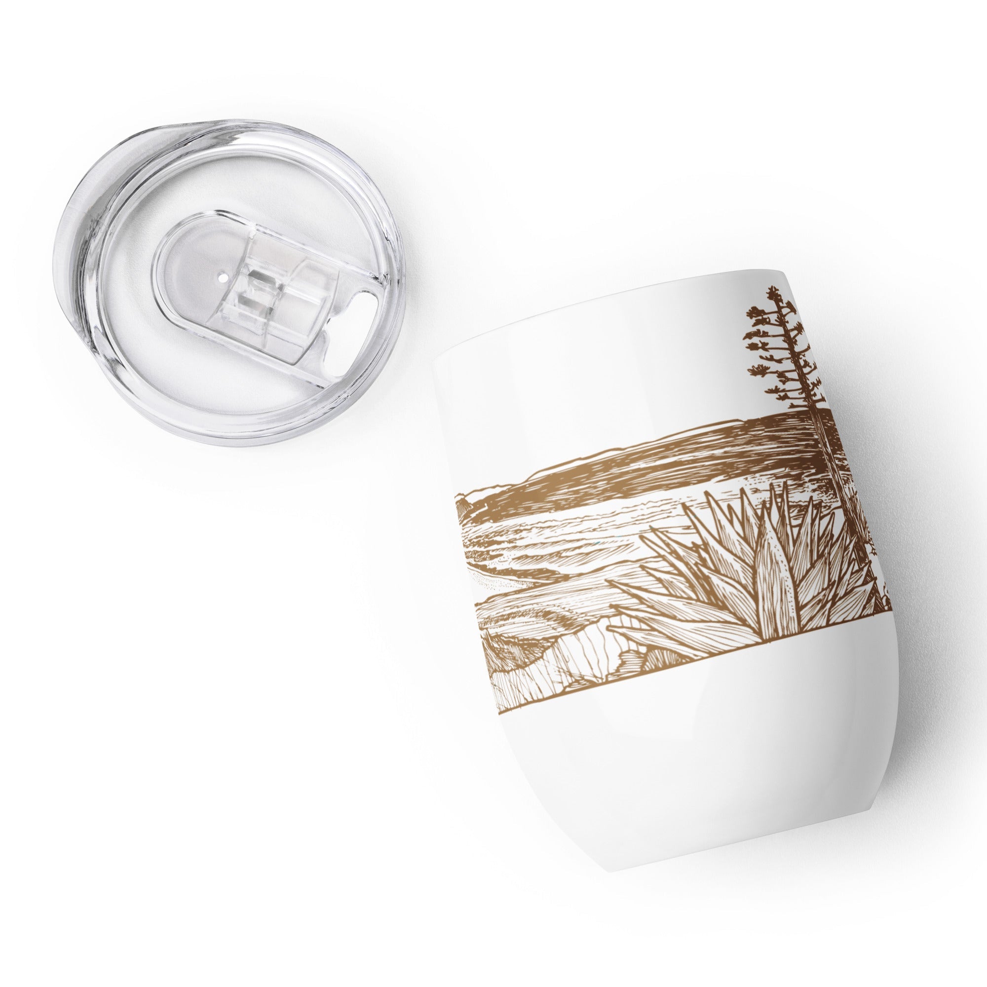 Woodcut Baja Wine Tumbler - OVERLANDERS Outfitter