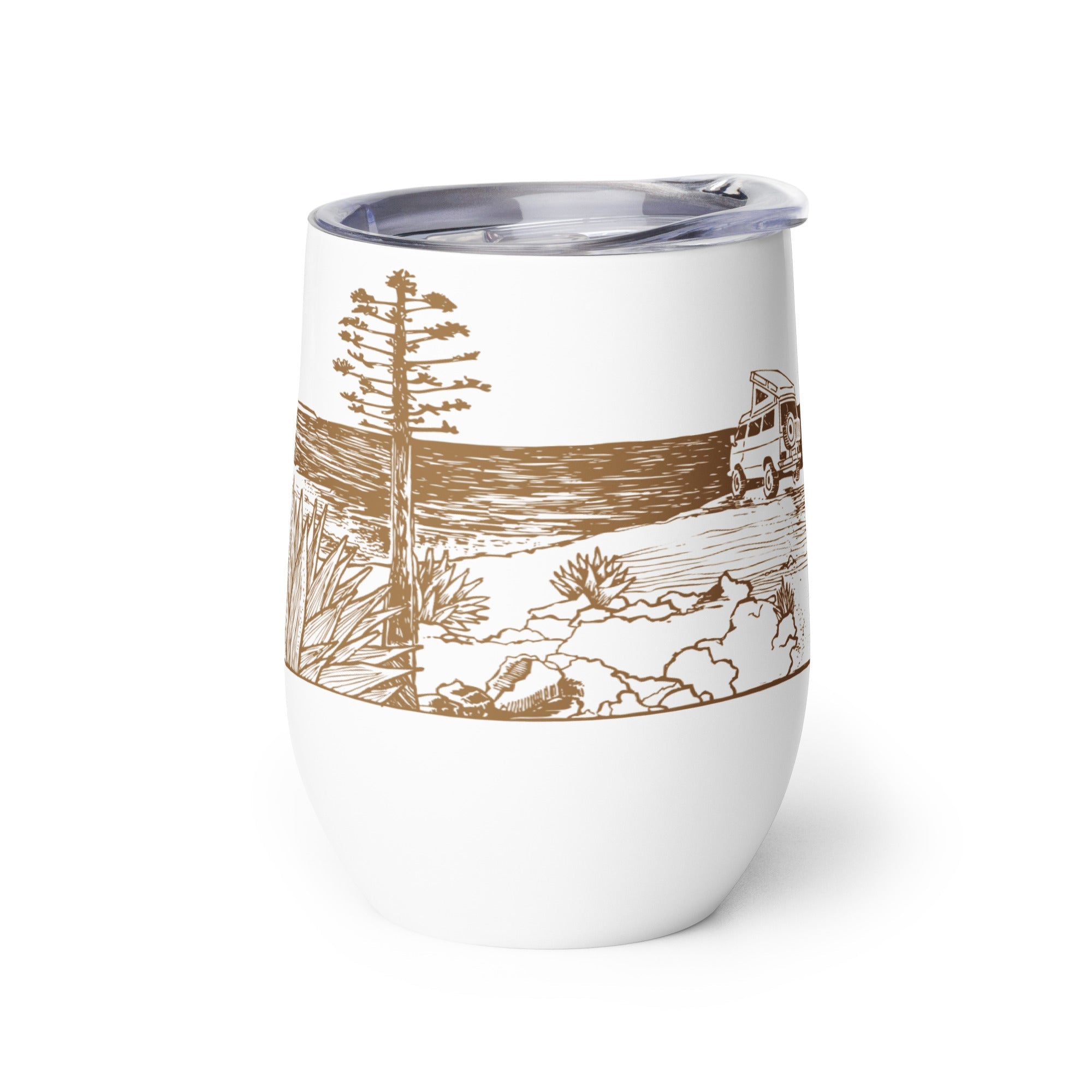 Woodcut Baja Wine Tumbler - OVERLANDERS Outfitter