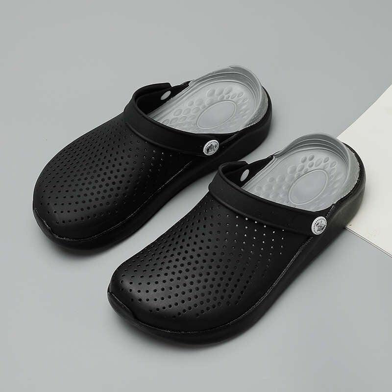 Women Stevvex summer flip-flops and slip-on sandals, casual garden clogs and water shoes for beach, work, and gym.