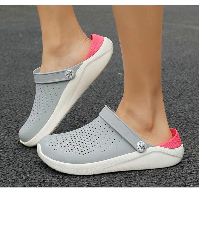 Women's Stevvex summer flip-flops and beach sandals, slip-on water shoes for casual wear, work, gym, and beach use.