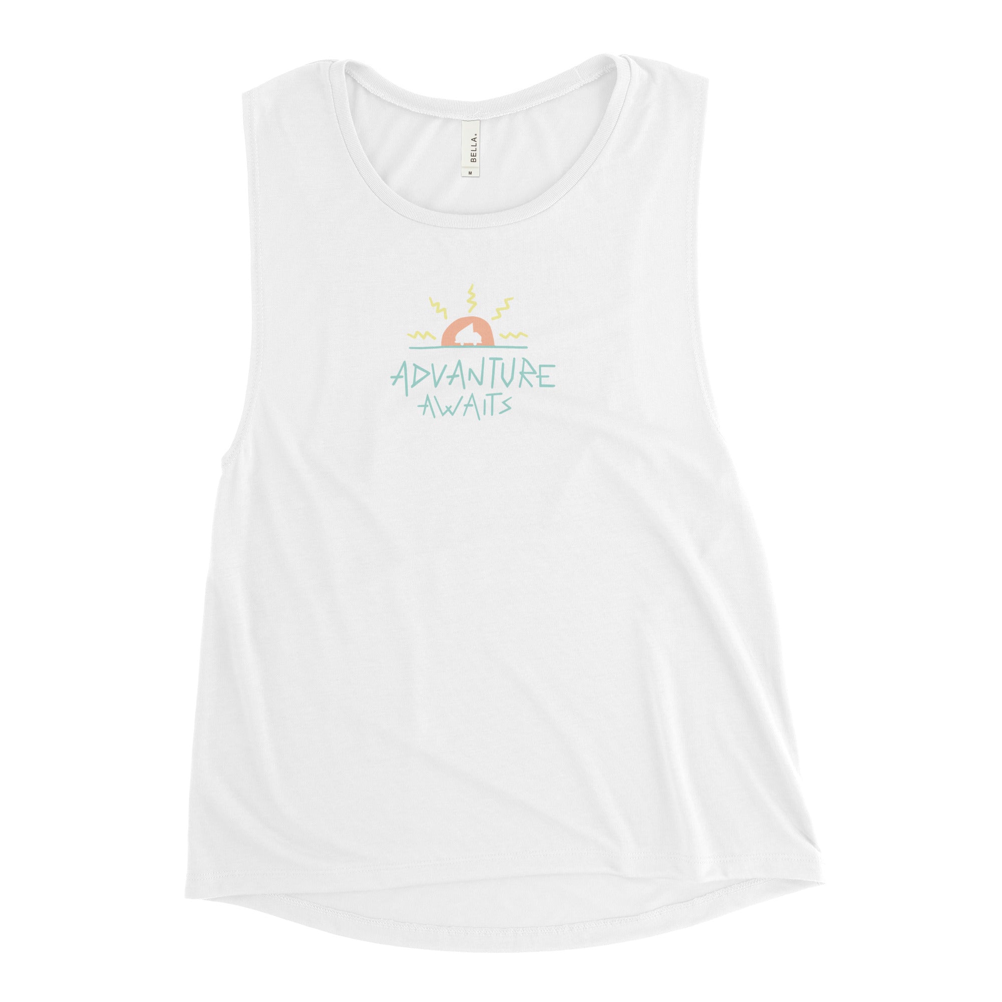 Advanture Awaits Women's Muscle Tank - OVERLANDERS Outfitter