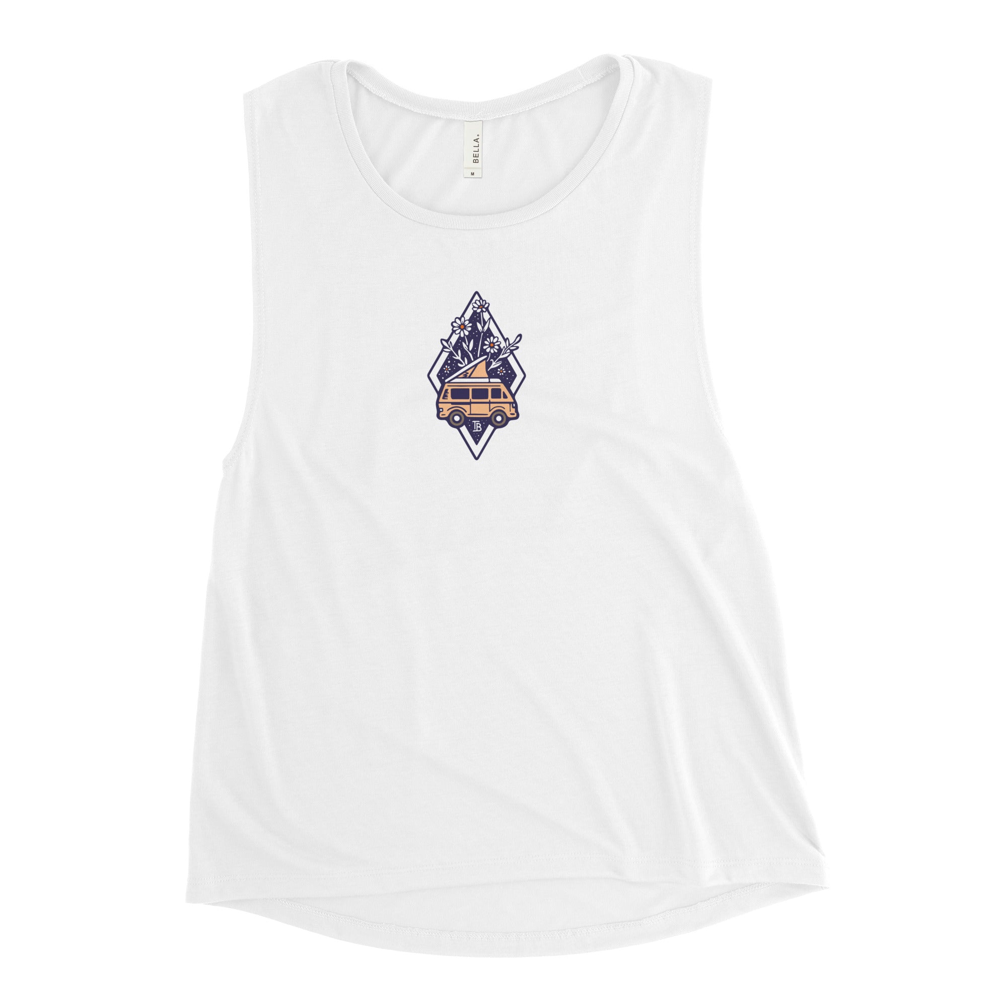 Bloom Women's Muscle Tank Top - OVERLANDERS Outfitter