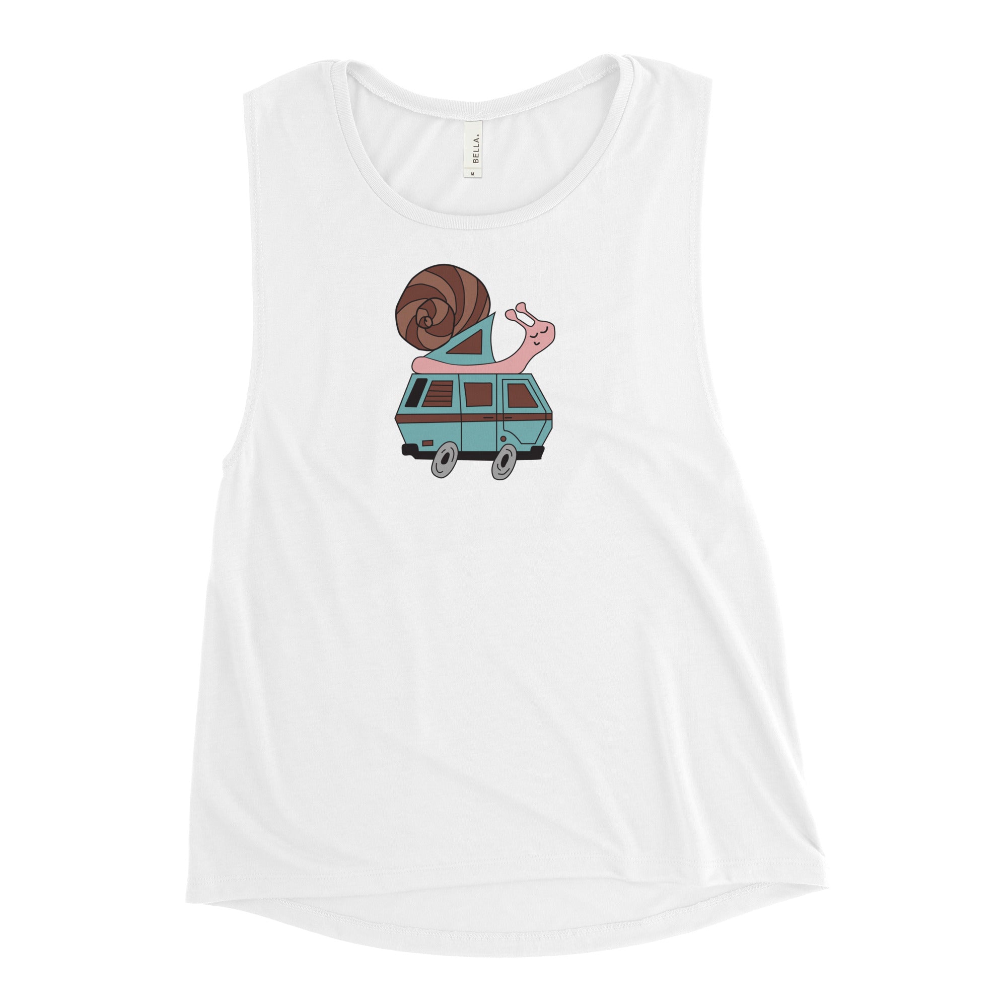 Sally Snail Women's Muscle Tank Top - OVERLANDERS Outfitter
