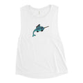 Narwhal Ned Women's Muscle Tank Top - OVERLANDERS Outfitter