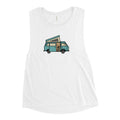 Dog in Van Women's Muscle Tank Top - OVERLANDERS Outfitter