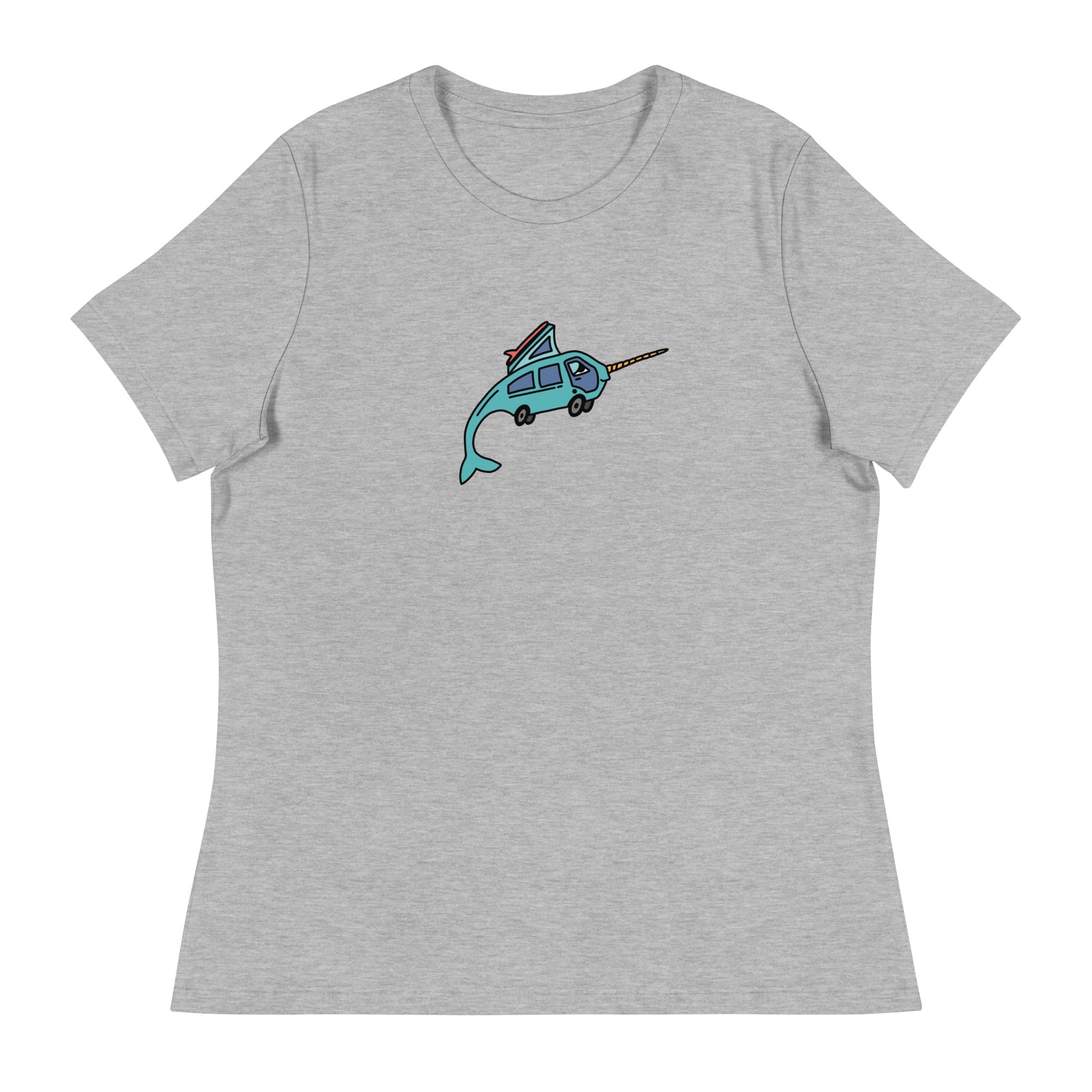 Narwhal Ned Women's Relaxed Fit T-Shirt - OVERLANDERS Outfitter