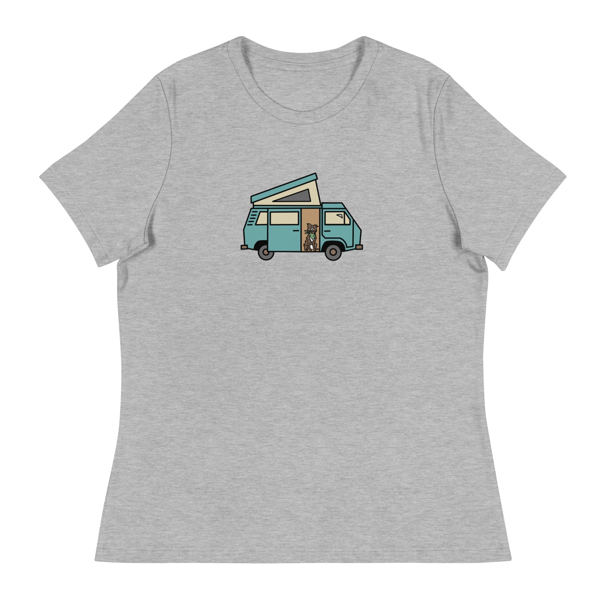 Dog in Van Women's Relaxed Fit T-Shirt - OVERLANDERS Outfitter