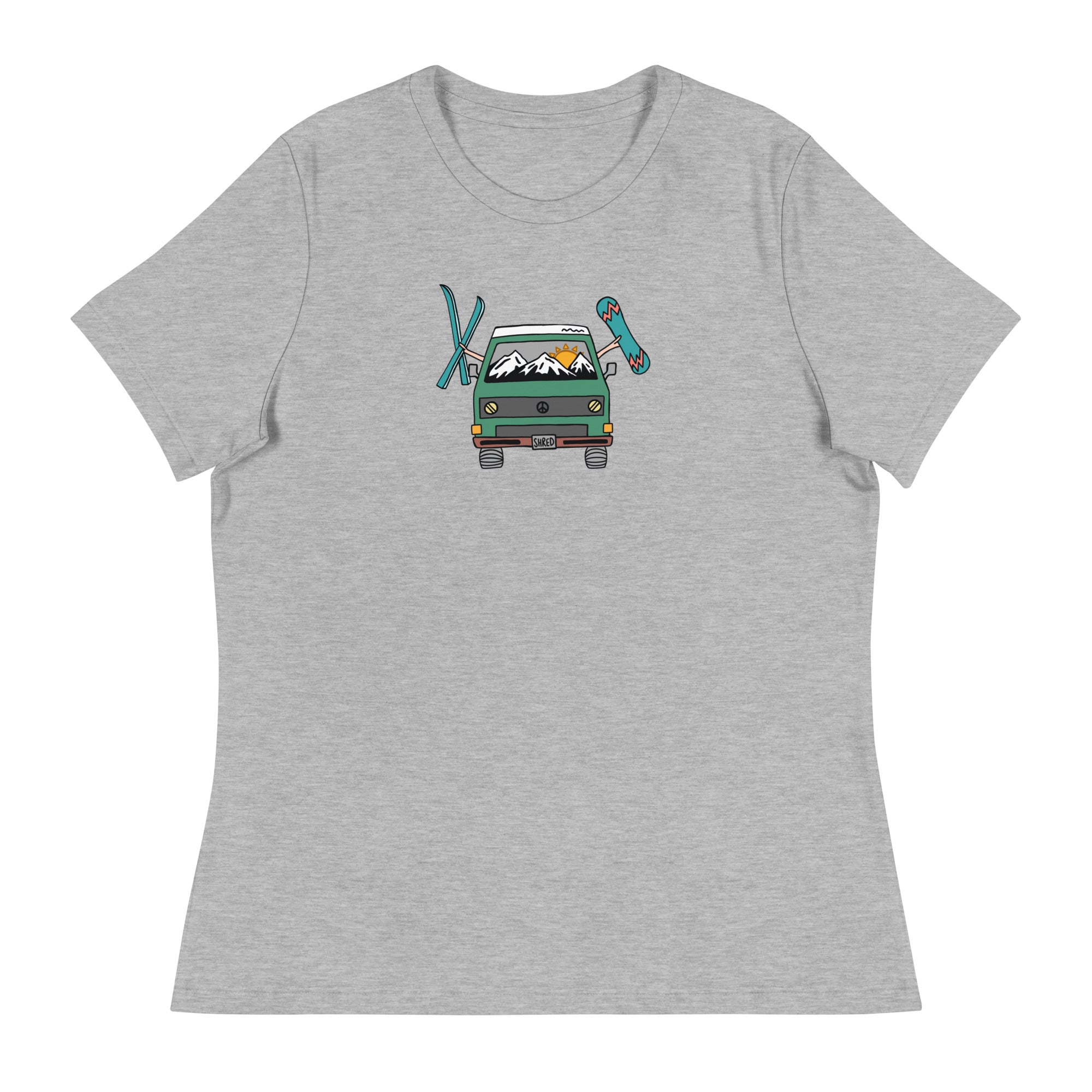 Shred Van Women's Relaxed Fit T-Shirt - OVERLANDERS Outfitter