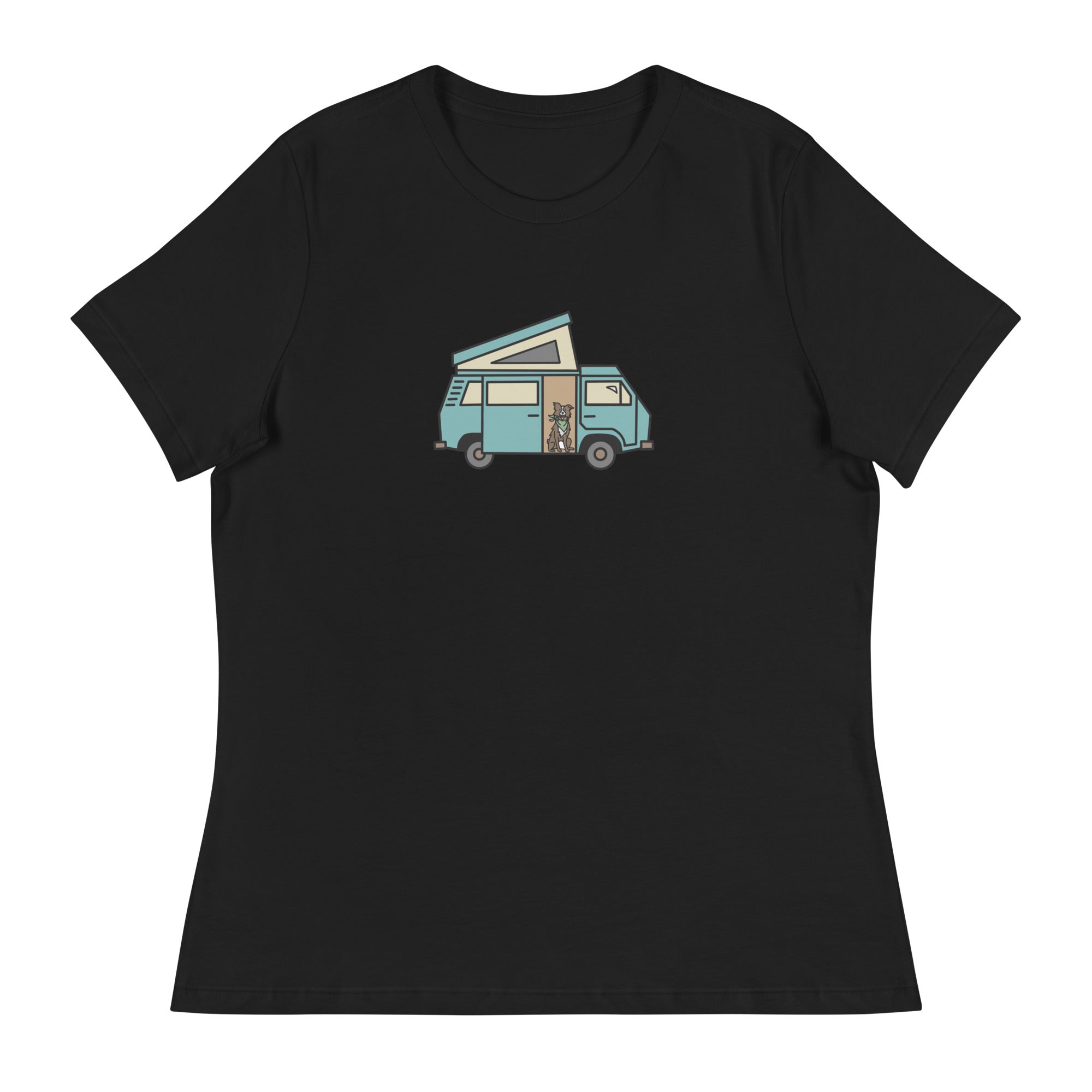 Dog in Van Women's Relaxed Fit T-Shirt - OVERLANDERS Outfitter