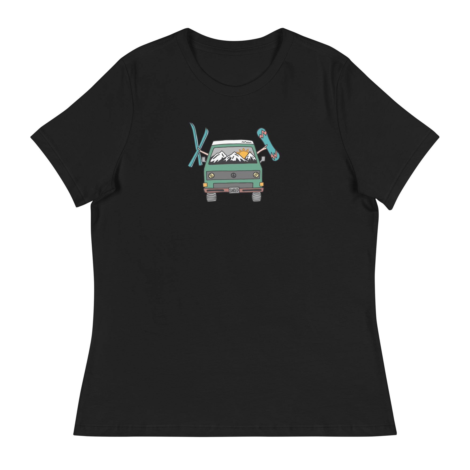 Shred Van Women's Relaxed Fit T-Shirt - OVERLANDERS Outfitter