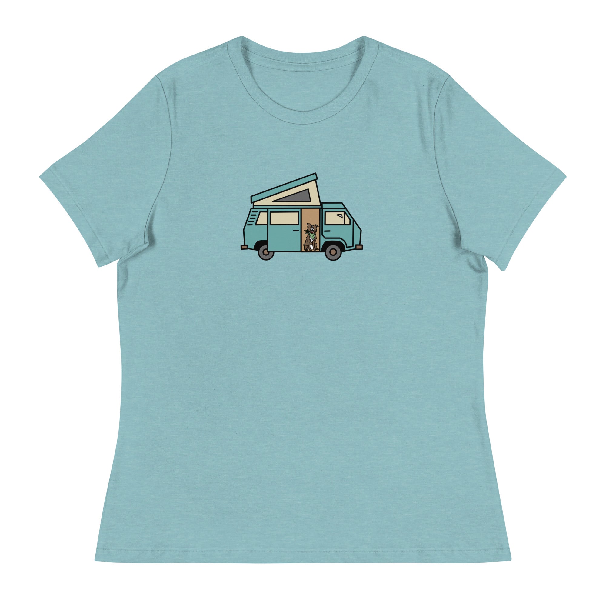 Dog in Van Women's Relaxed Fit T-Shirt - OVERLANDERS Outfitter