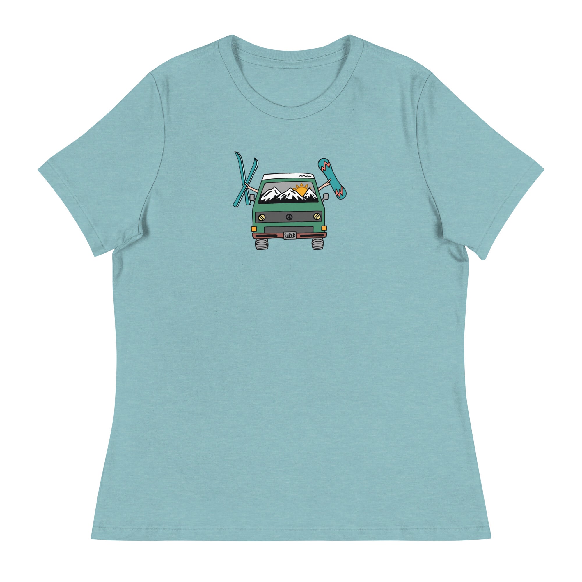 Shred Van Women's Relaxed Fit T-Shirt - OVERLANDERS Outfitter