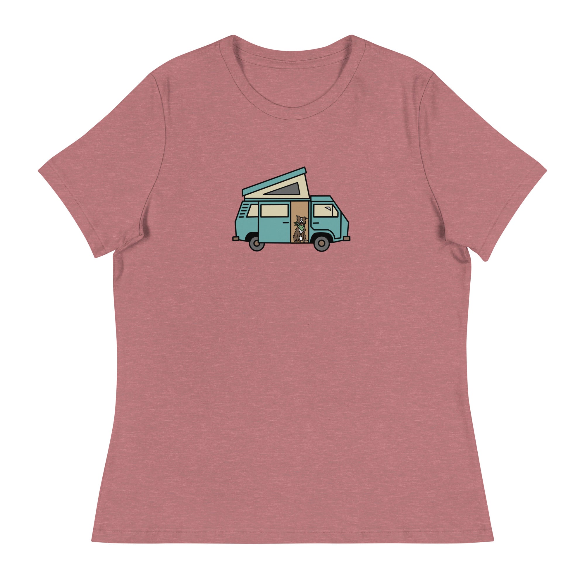 Dog in Van Women's Relaxed Fit T-Shirt - OVERLANDERS Outfitter
