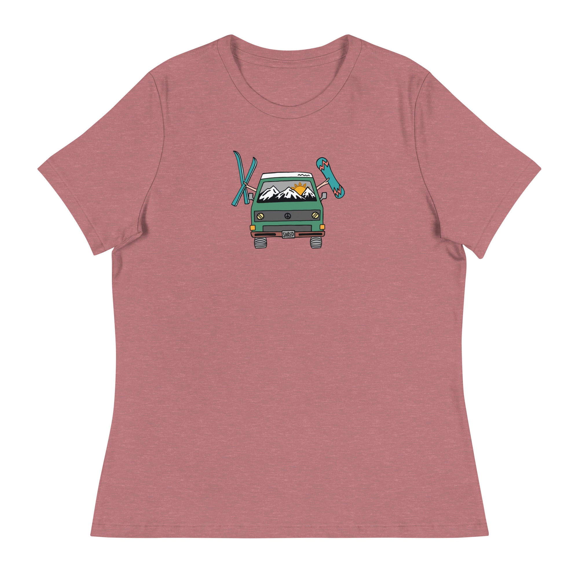Shred Van Women's Relaxed Fit T-Shirt - OVERLANDERS Outfitter