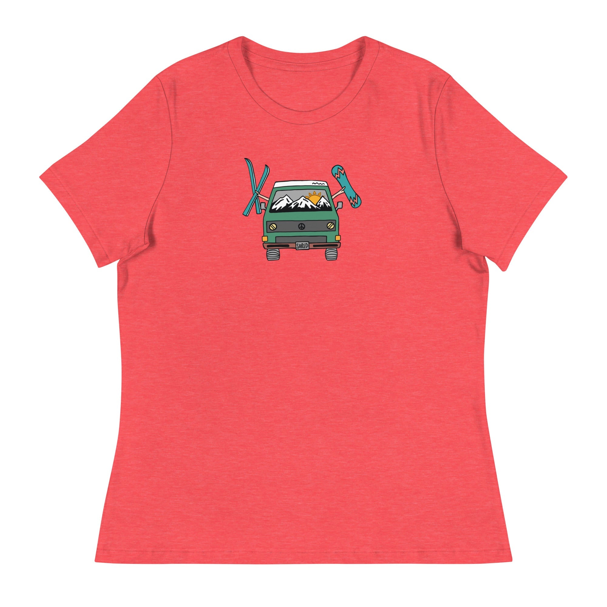 Shred Van Women's Relaxed Fit T-Shirt - OVERLANDERS Outfitter