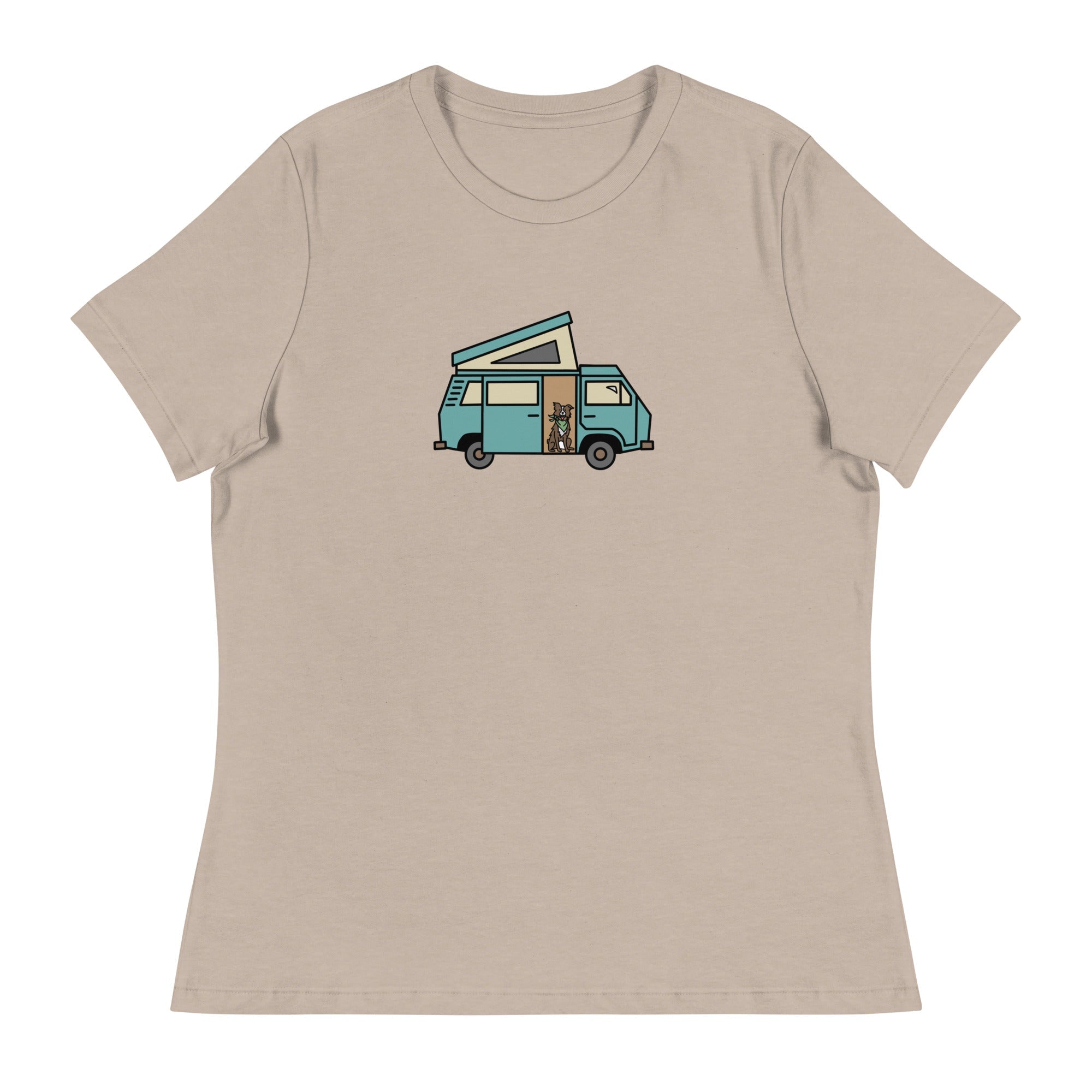 Dog in Van Women's Relaxed Fit T-Shirt - OVERLANDERS Outfitter