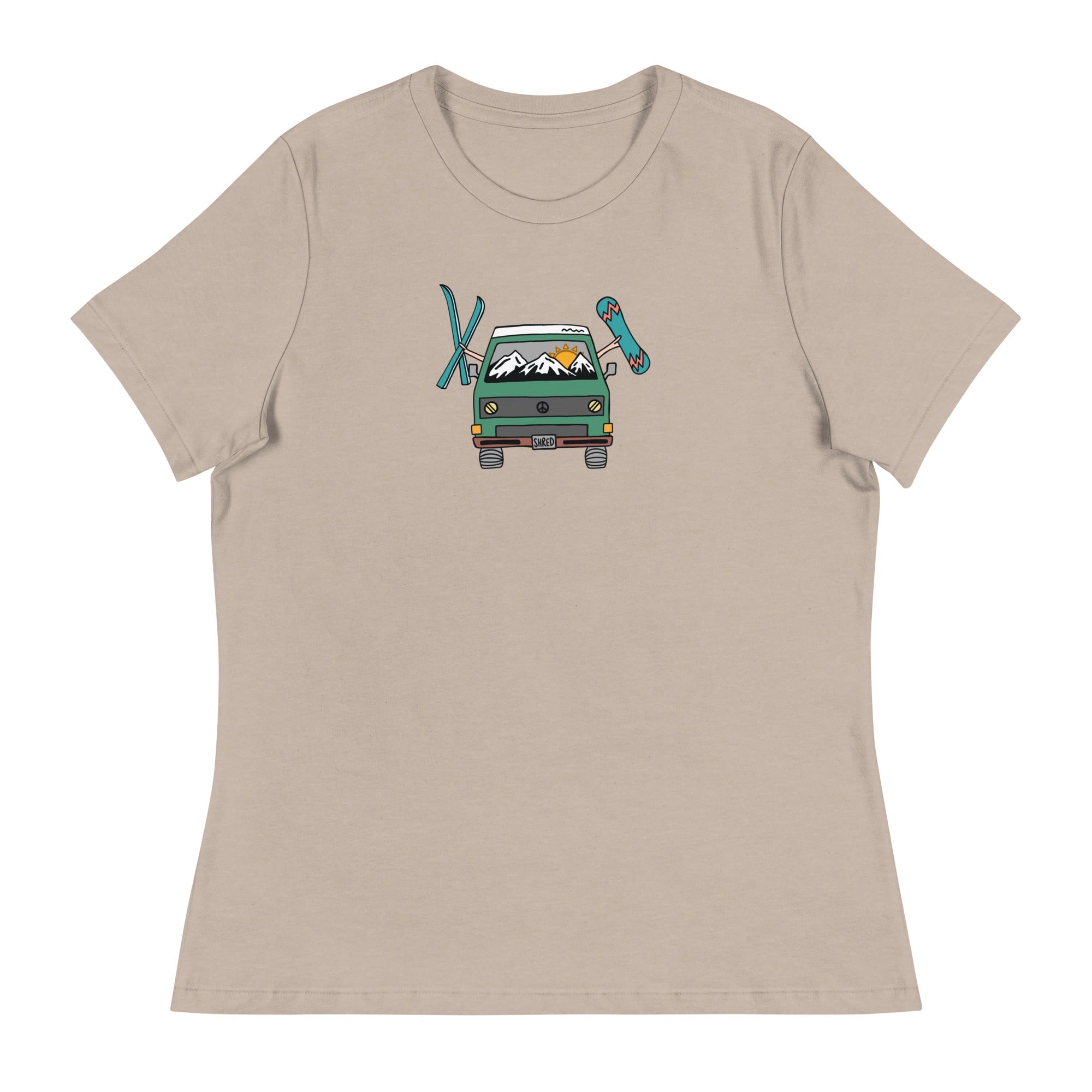 Shred Van Women's Relaxed Fit T-Shirt - OVERLANDERS Outfitter