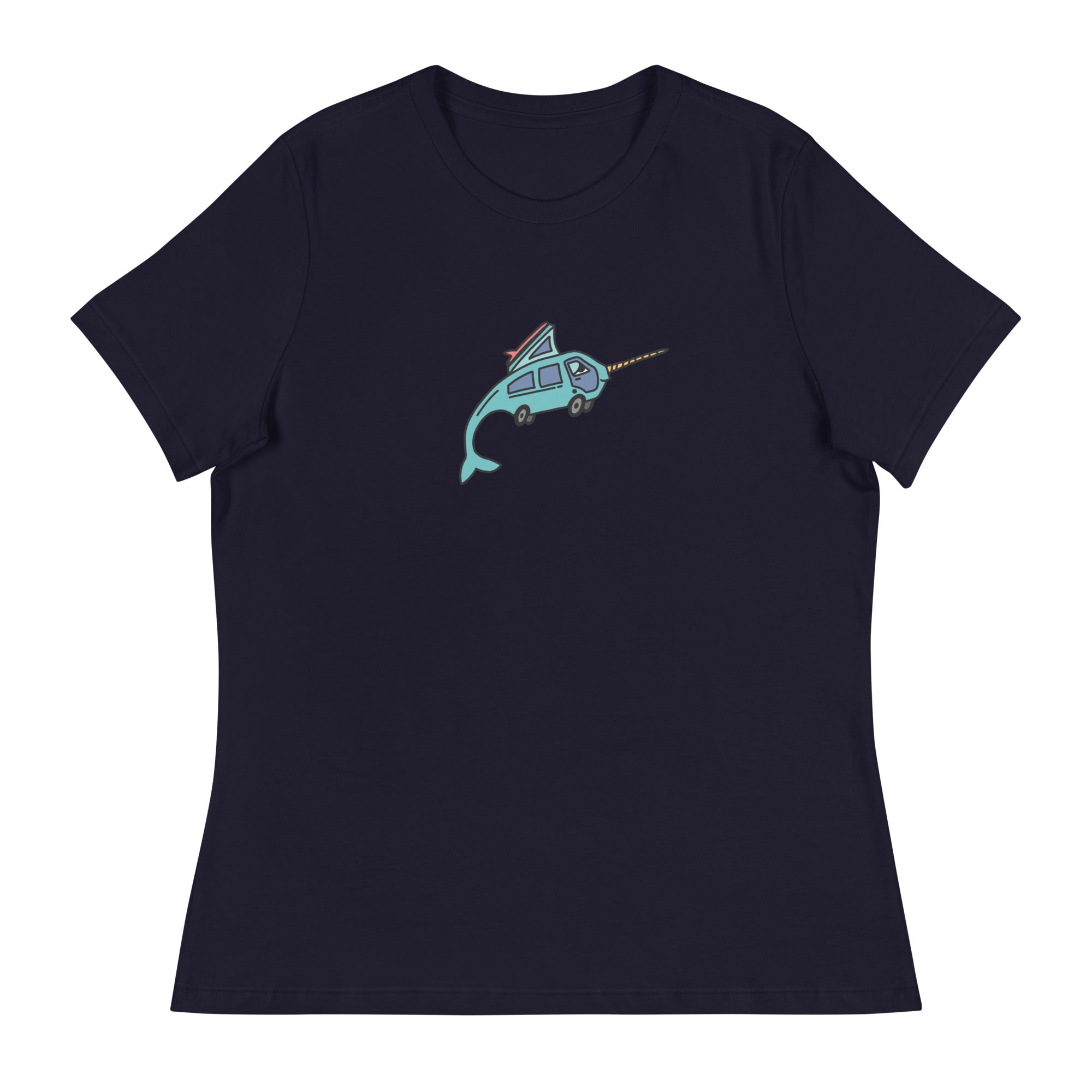 Narwhal Ned Women's Relaxed Fit T-Shirt - OVERLANDERS Outfitter