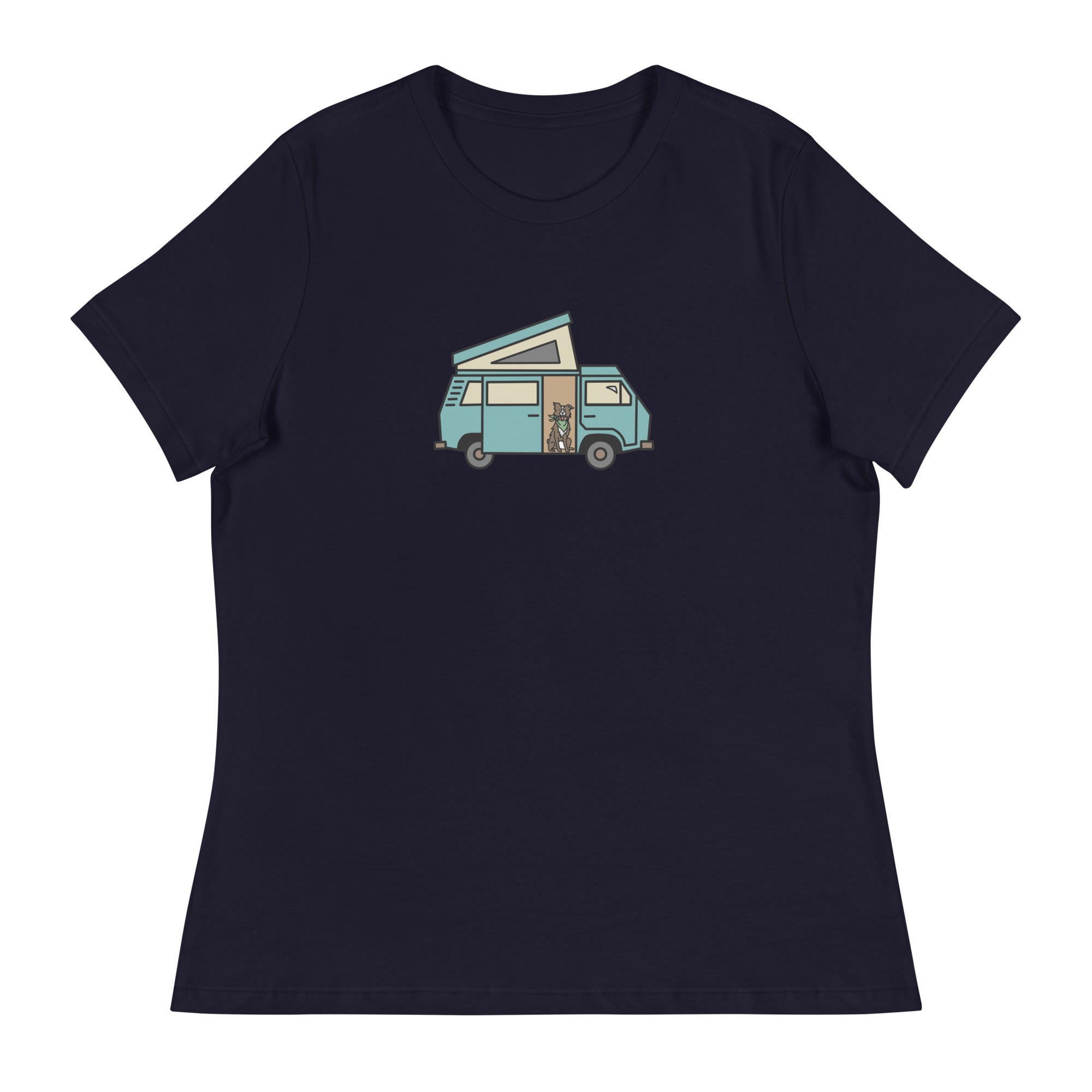 Dog in Van Women's Relaxed Fit T-Shirt - OVERLANDERS Outfitter