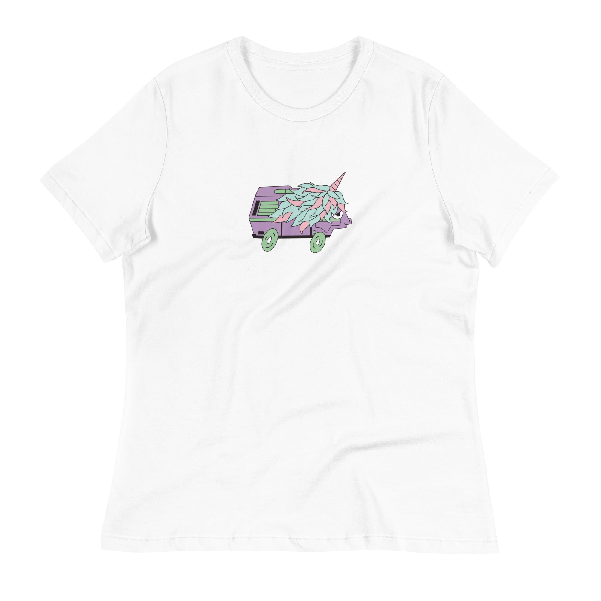 High-Top Hazel Unicorn Women's Relaxed T-Shirt - OVERLANDERS Outfitter