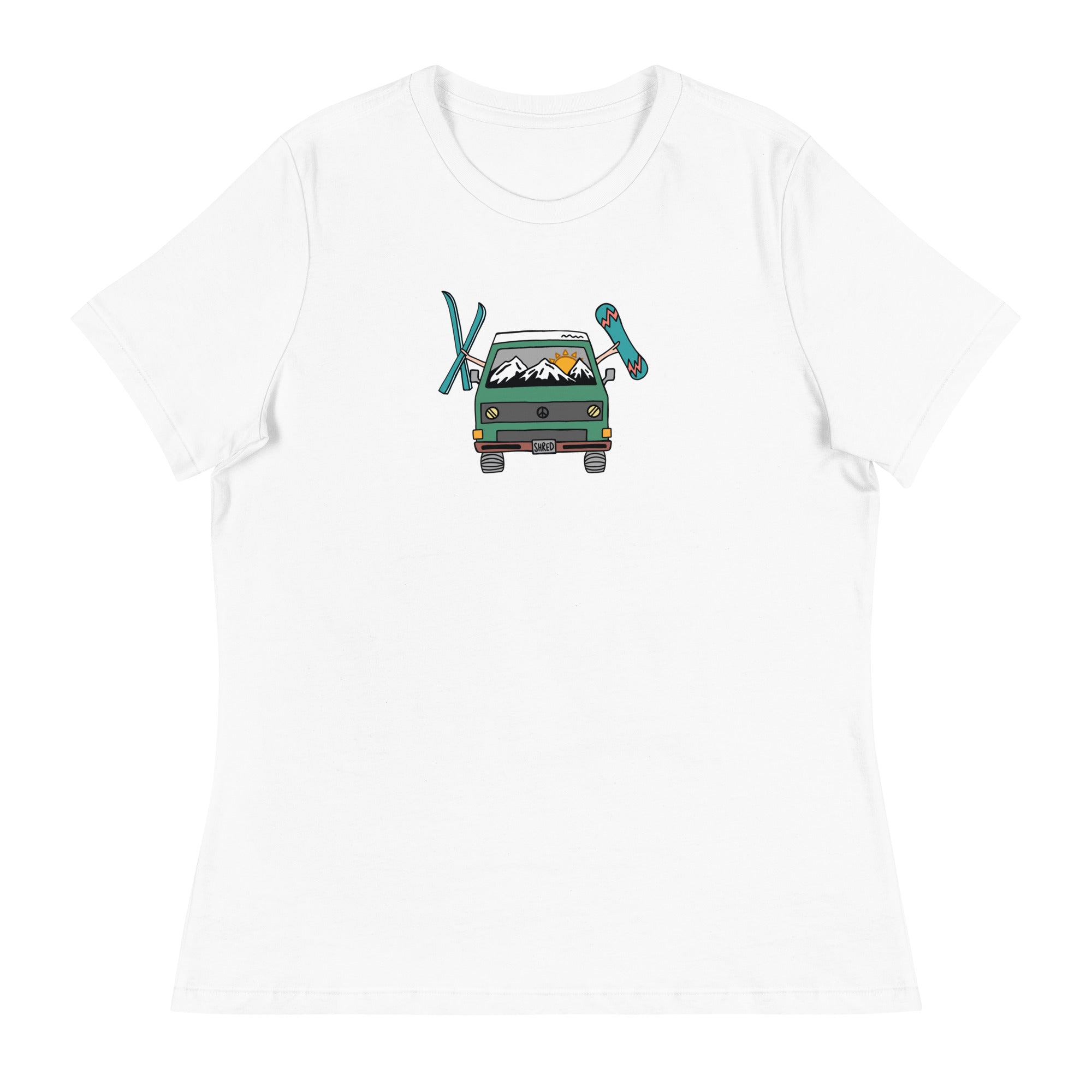 Shred Van Women's Relaxed Fit T-Shirt - OVERLANDERS Outfitter