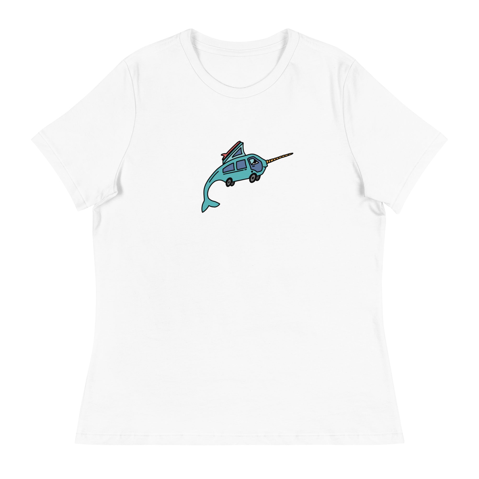 Narwhal Ned Women's Relaxed Fit T-Shirt - OVERLANDERS Outfitter