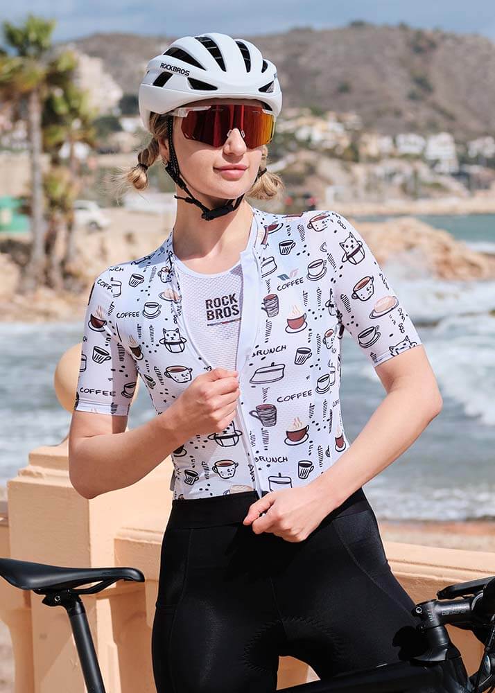Women's TVI Breakfast Club Short-Sleeve Cycling Jersey - OVERLANDERS Outfitter